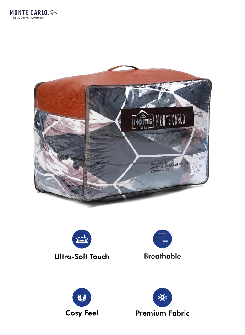 Printed Polyester Double Bed Comforter for Winter - Image 8