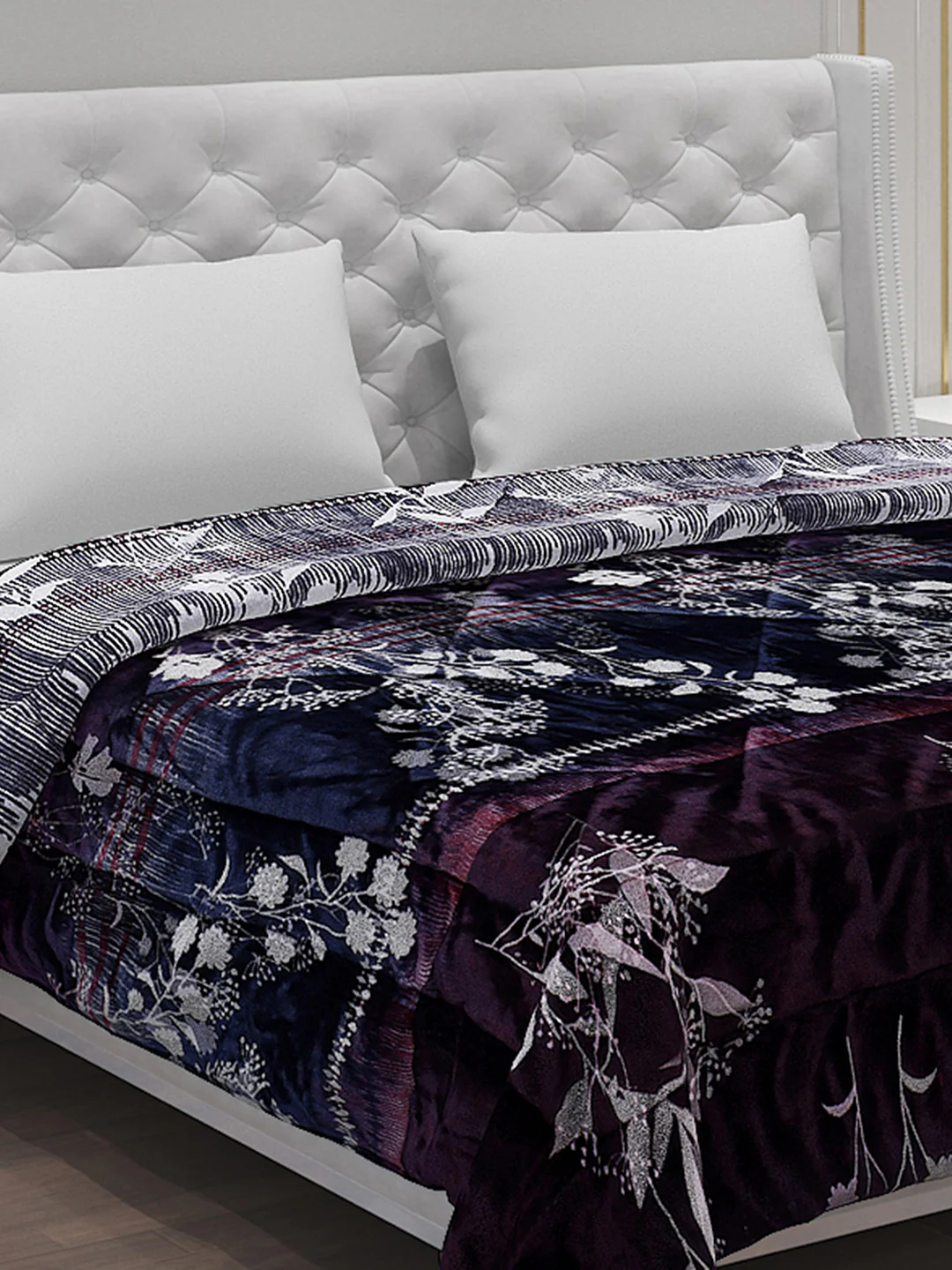 Printed Polyester Double Bed Comforter for Winter - Image 4