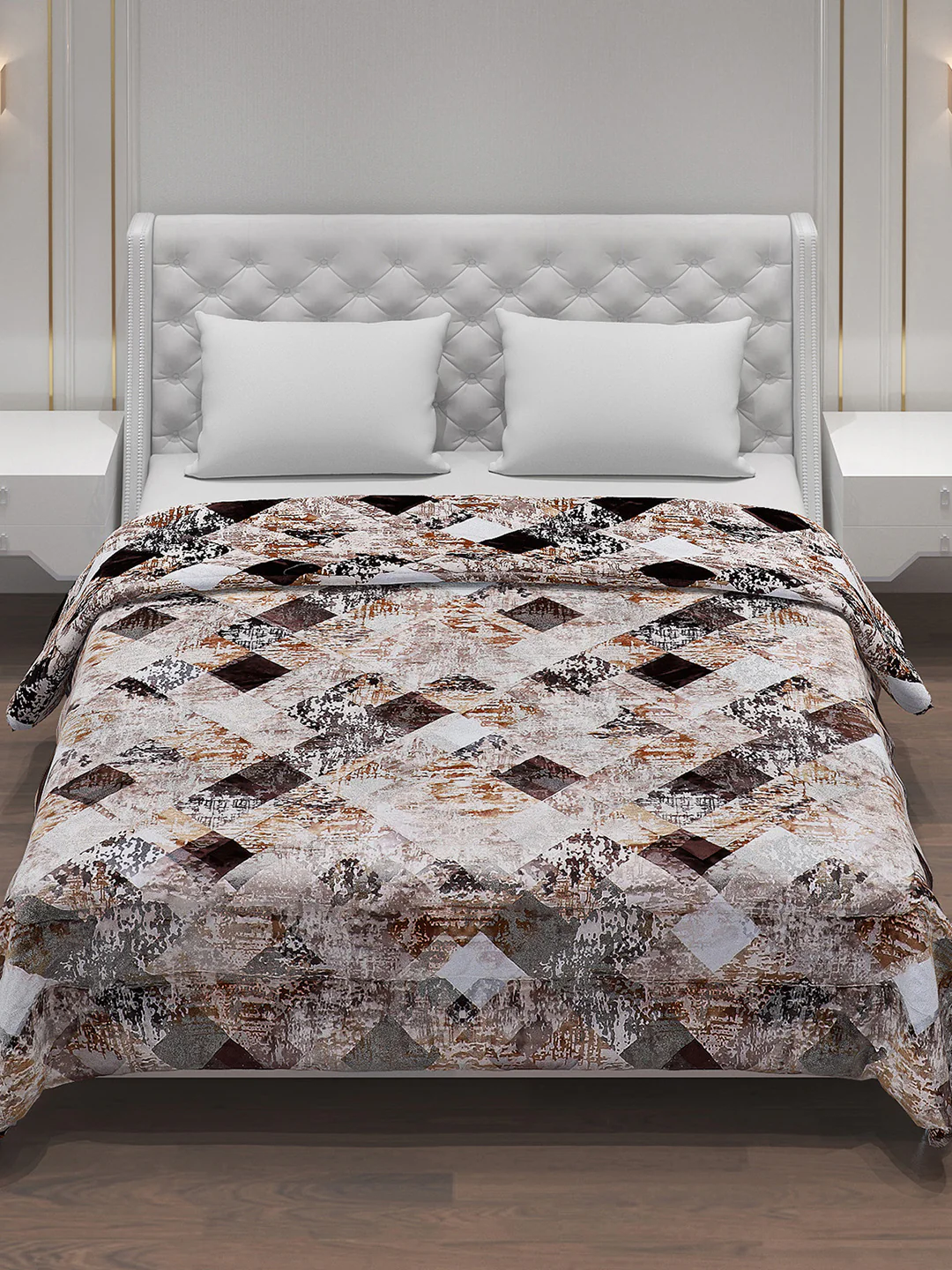 Printed Polyester Double Bed Comforter for Winter - Image 2