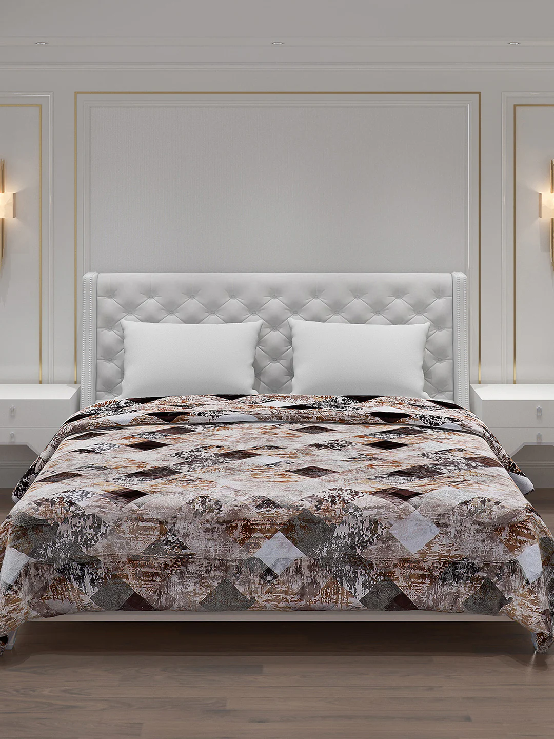 Printed Polyester Double Bed Comforter for Winter - Image 3