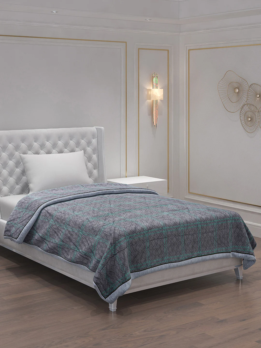 Printed Polyester Single Bed Comforter for AC Room