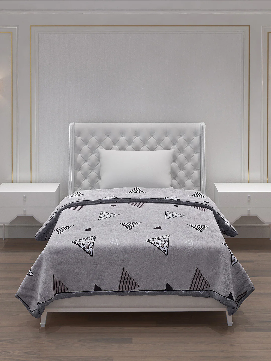 Printed Polyester Single Bed Comforter for AC Room - Image 3