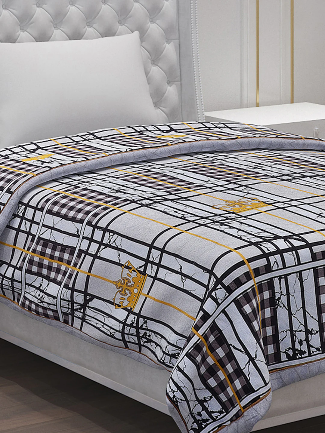 Printed Polyester Single Bed Comforter for AC Room - Image 4