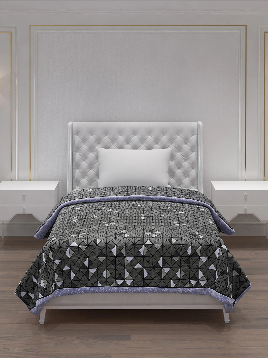 Printed Polyester Single Bed Comforter for AC Room - Image 3