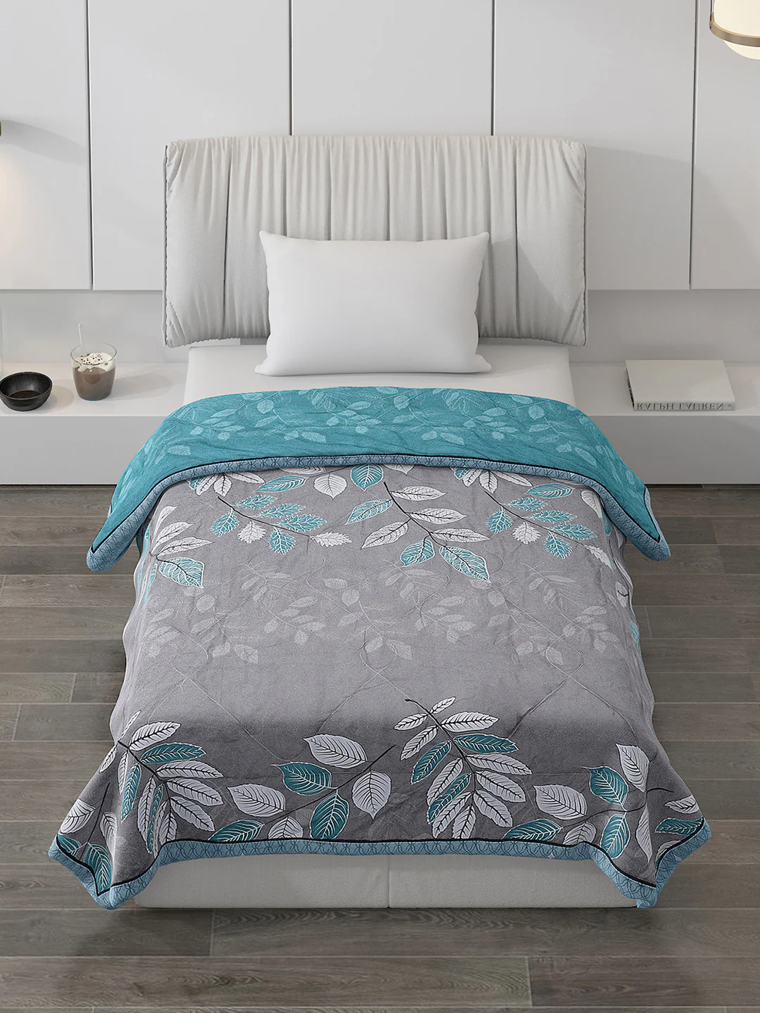 Printed Polyester Single Bed Comforter for AC Room - Image 2