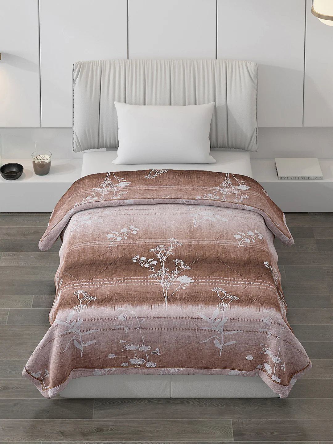 Printed Polyester Single Bed Comforter for AC Room - Image 2