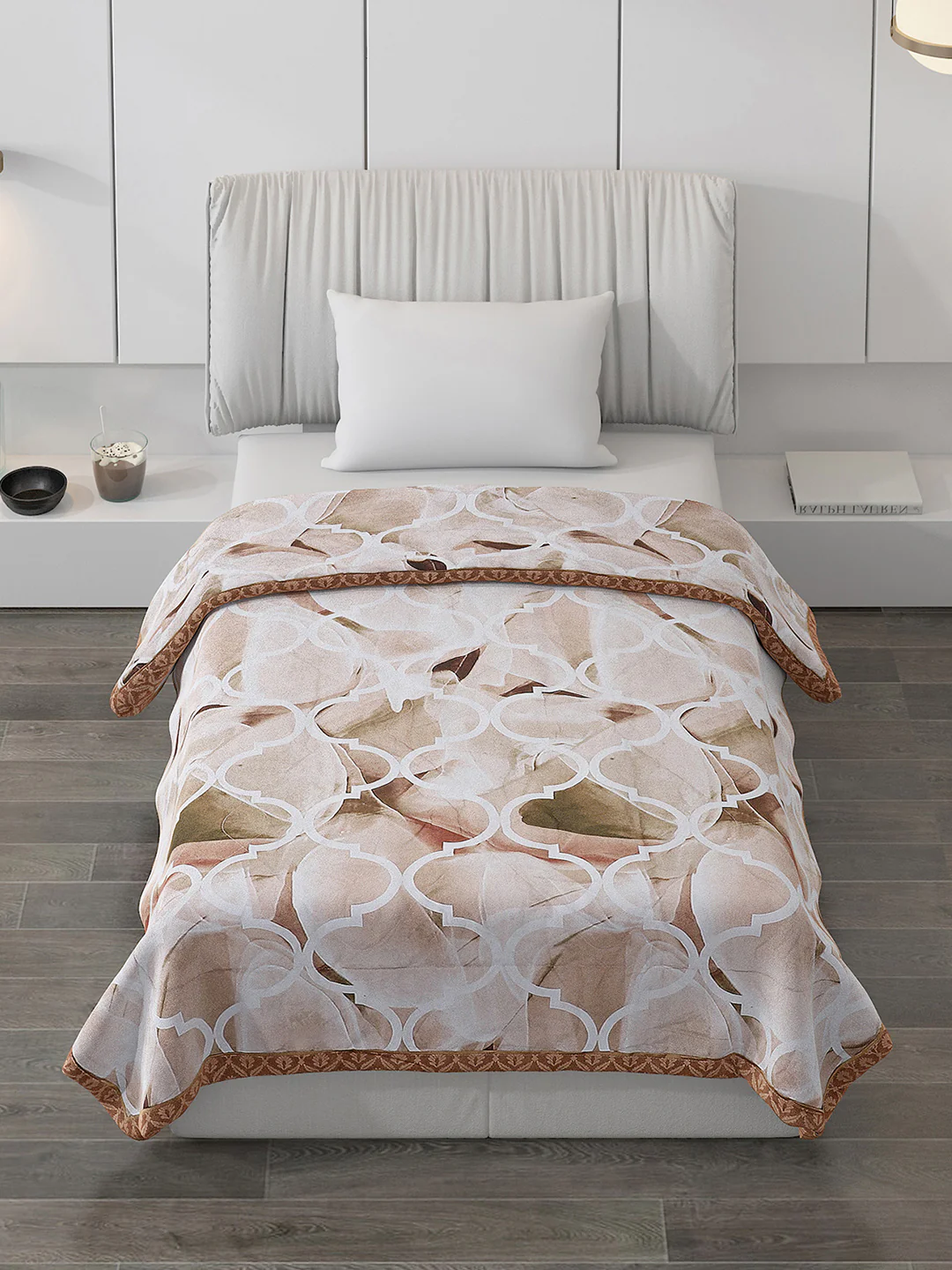Printed Polyester Single Bed Comforter for AC Room - Image 2