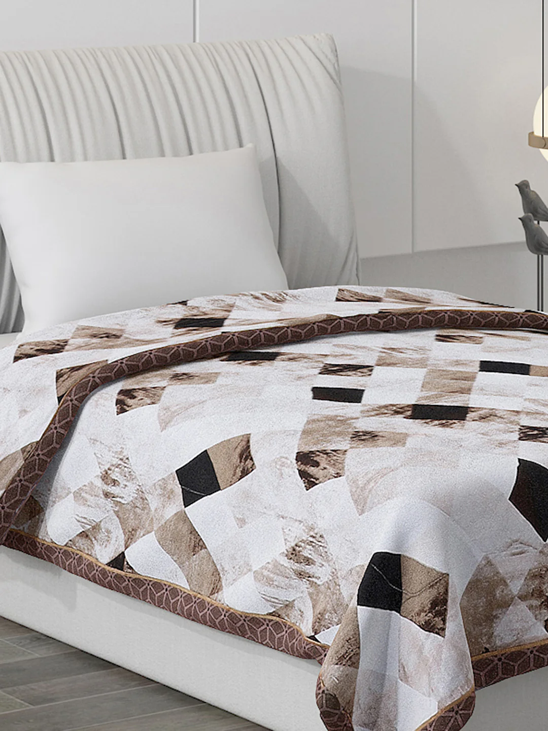 Printed Polyester Single Bed Comforter for AC Room - Image 4