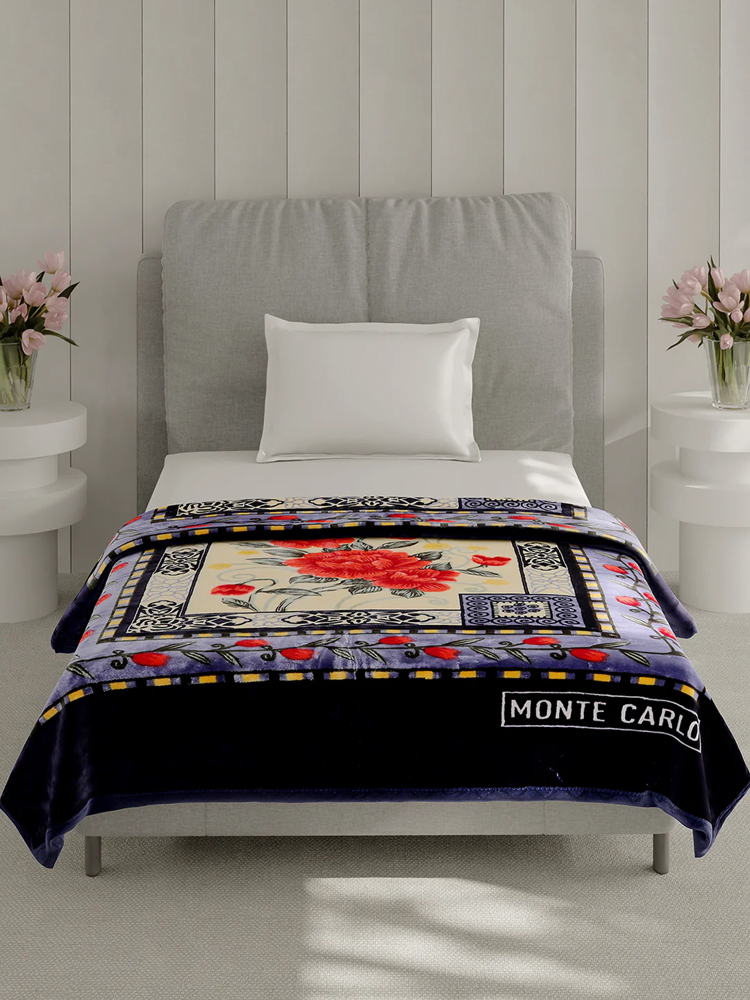 Printed Single Bed 1 Ply, 625 GSM Super Soft Mink Blanket for Mild Winter - (Impact Plus) - Image 2