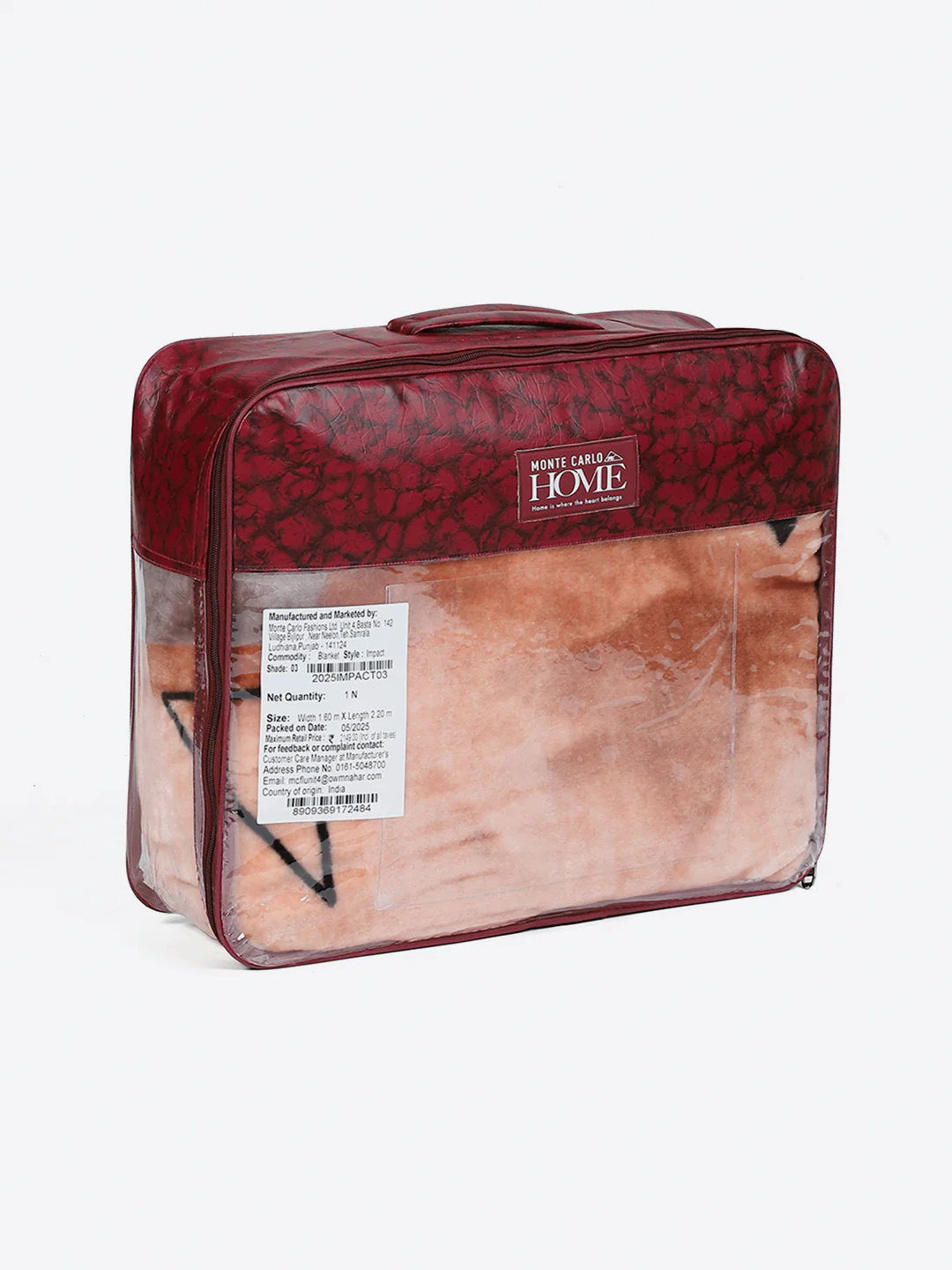 Printed Single Bed 1 Ply, 625 GSM Mink Blanket for Mild Winter - (Impact Pvc) - Image 8