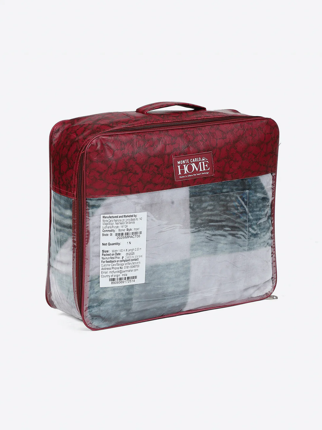 Printed Single Bed 1 Ply, 625 GSM Mink Blanket for Mild Winter - (Impact Pvc) - Image 8