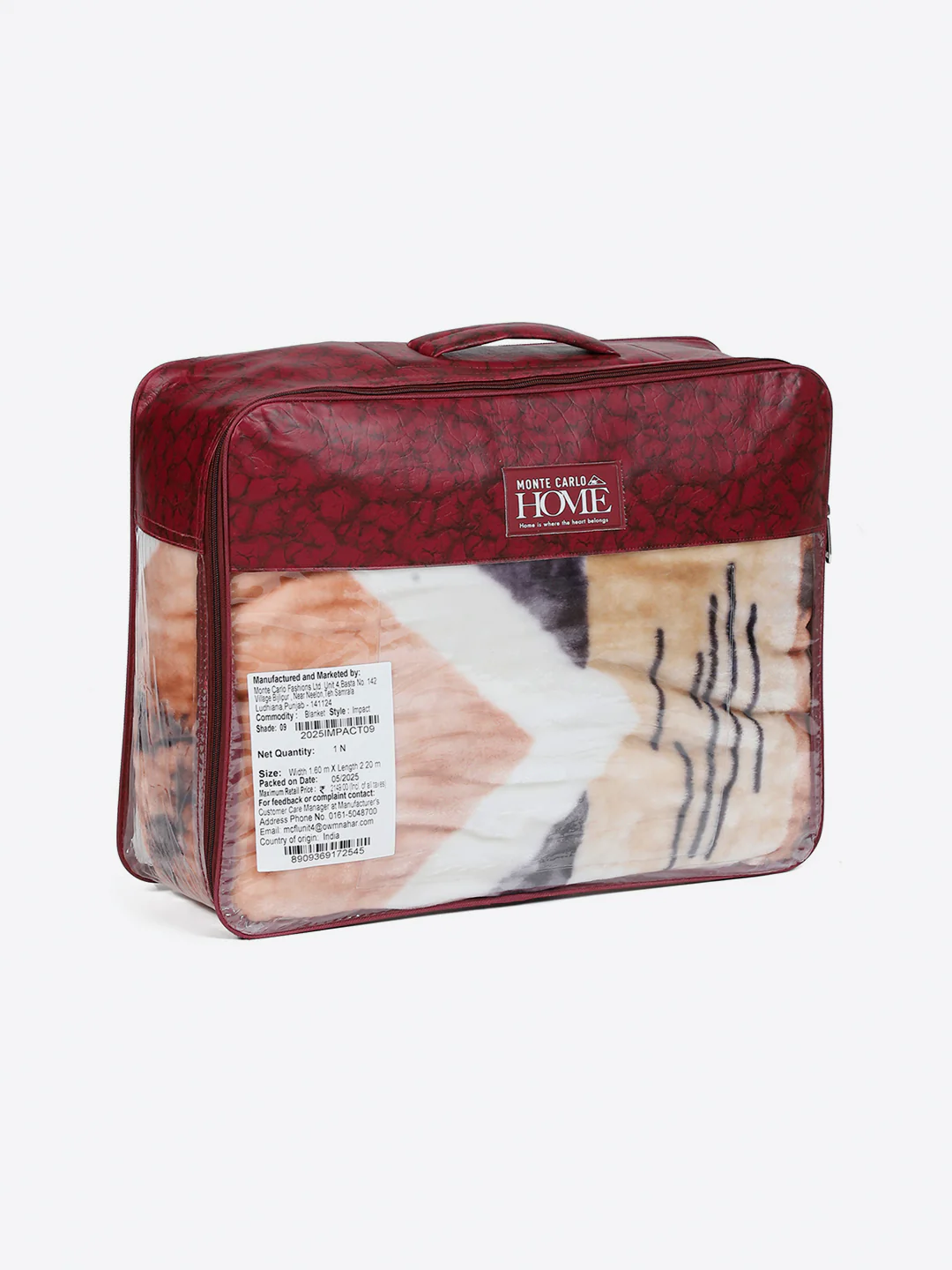 Printed Single Bed 1 Ply, 625 GSM Mink Blanket for Mild Winter - (Impact Pvc) - Image 8