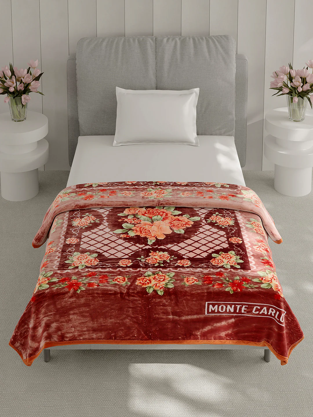 Printed Single Bed 1 Ply Super Soft Blanket for Heavy Winter - (Relation Plus) - Image 3