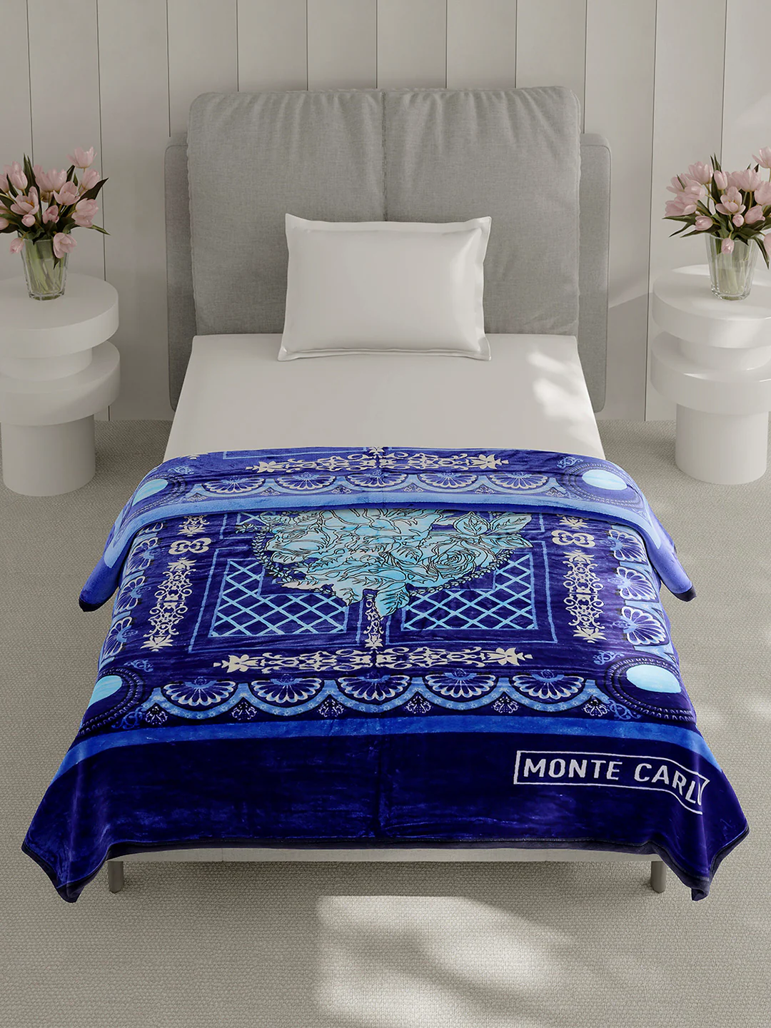 Printed Single Bed 1 Ply Super Soft Blanket for Heavy Winter - (Relation Plus) - Image 3