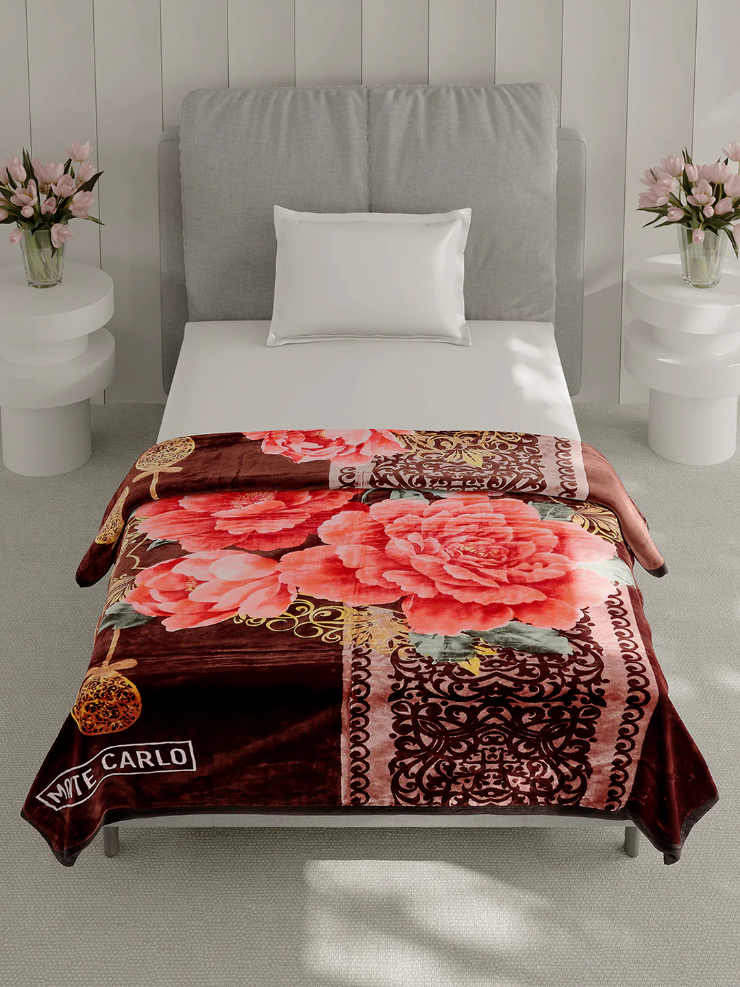 Printed Single Bed 1 Ply Super Soft Blanket for Heavy Winter - (Relation Plus) - Image 3