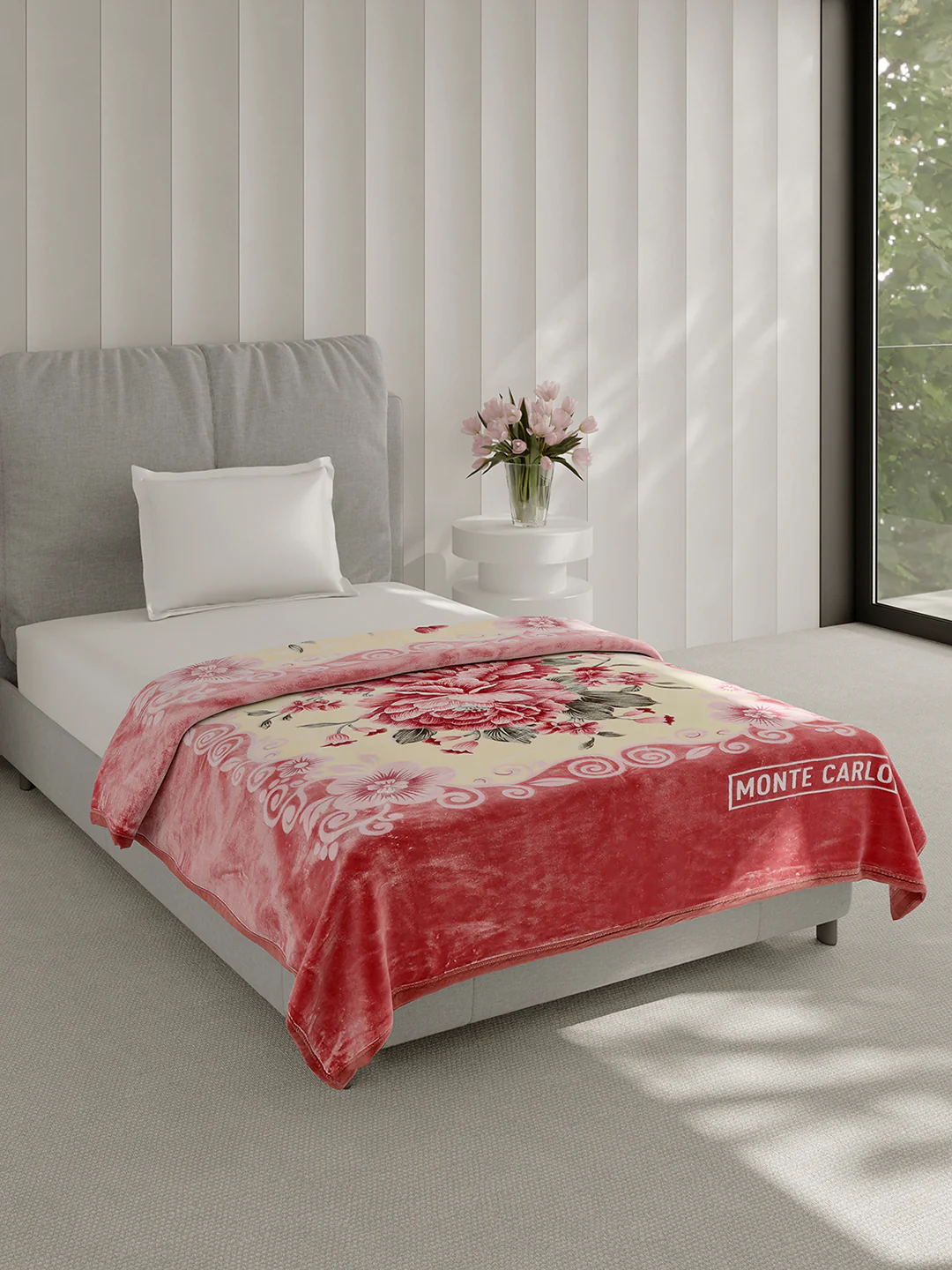 Printed Single Bed 1 Ply Super Soft Blanket for Heavy Winter - (Relation Plus) - Image 4