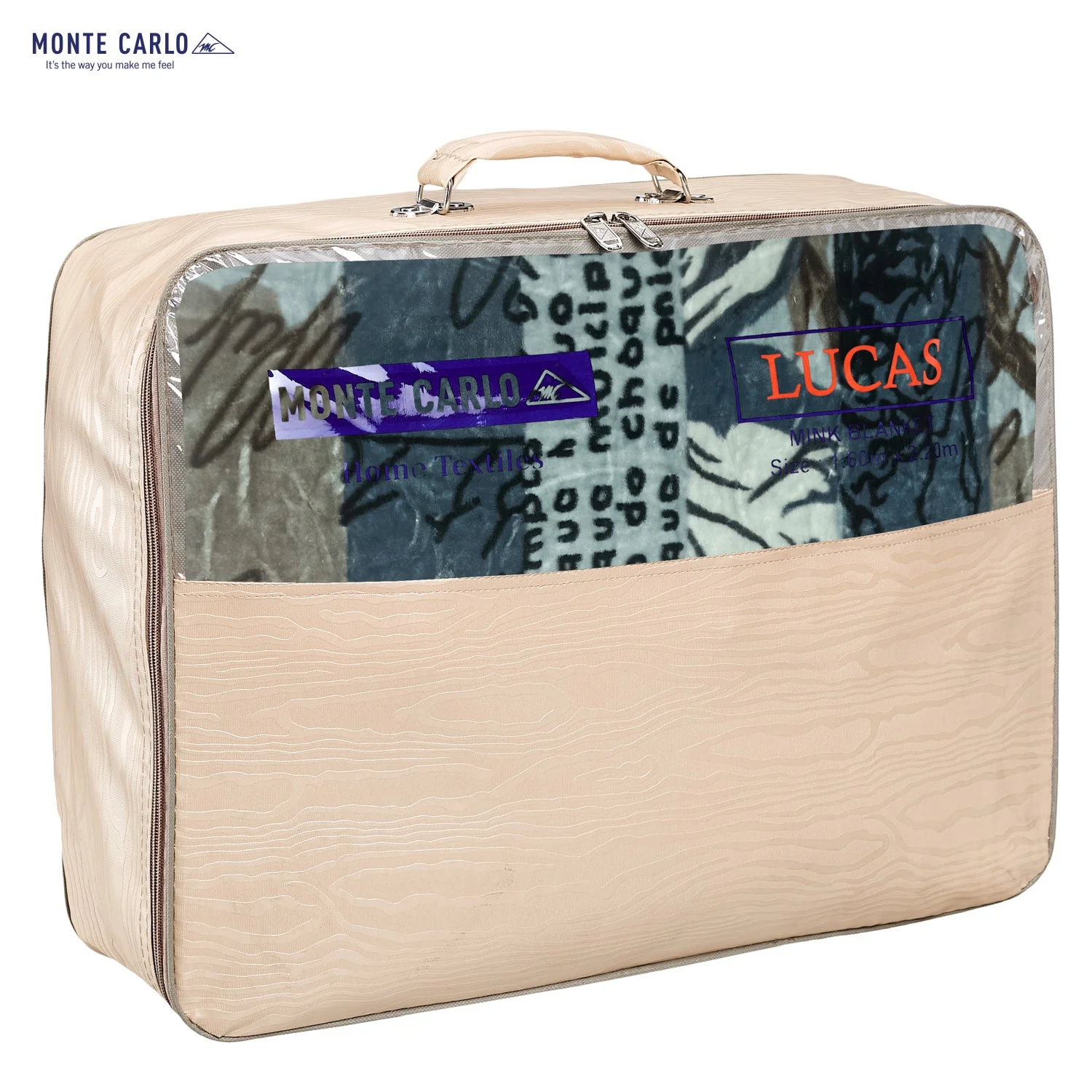 Printed Single Bed 1022 GSM Blanket Lucas 2 Ply (Weight 3.6 kg) - Image 7