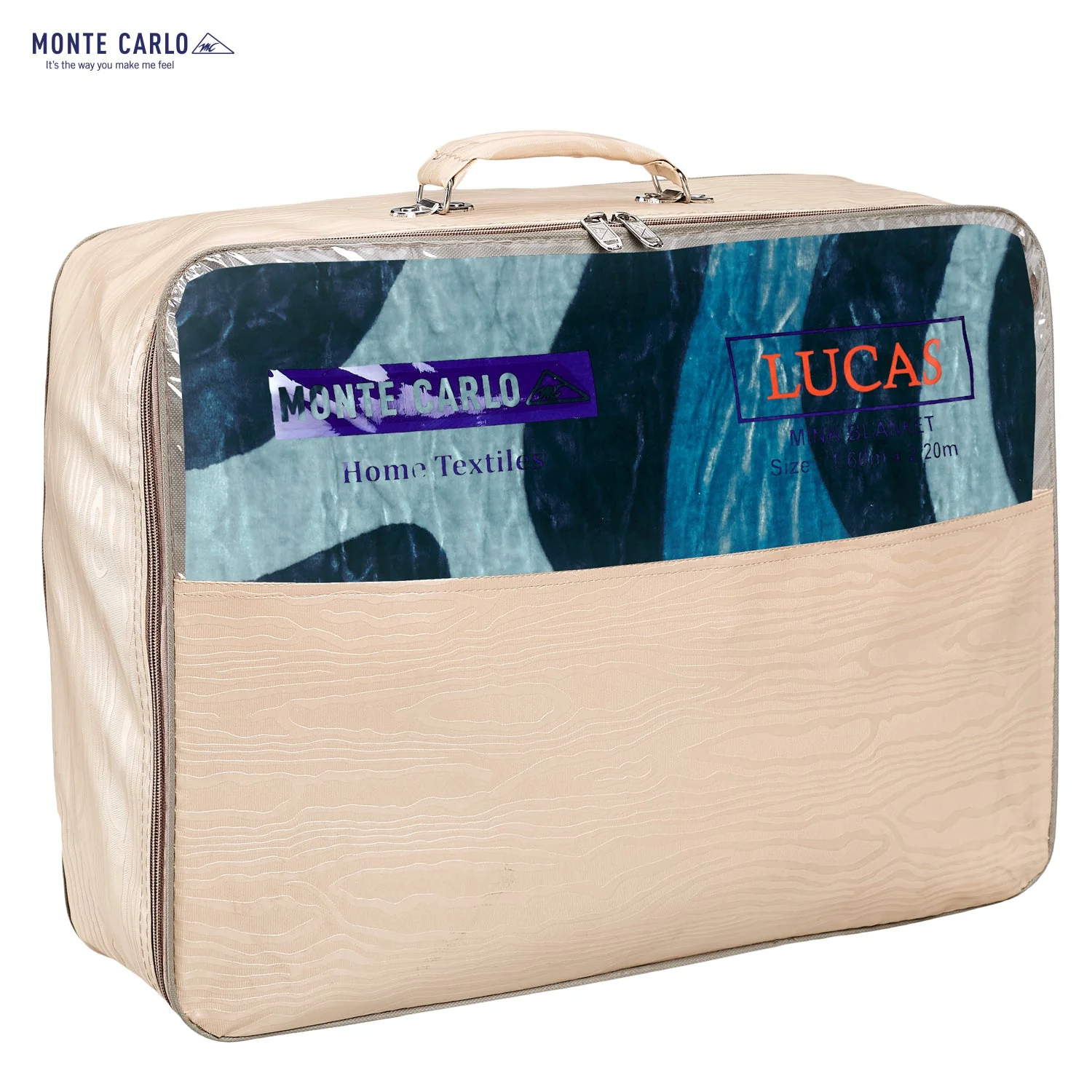 Printed Single Bed 1022 GSM Blanket Lucas 2 Ply (Weight 3.6 kg) - Image 7
