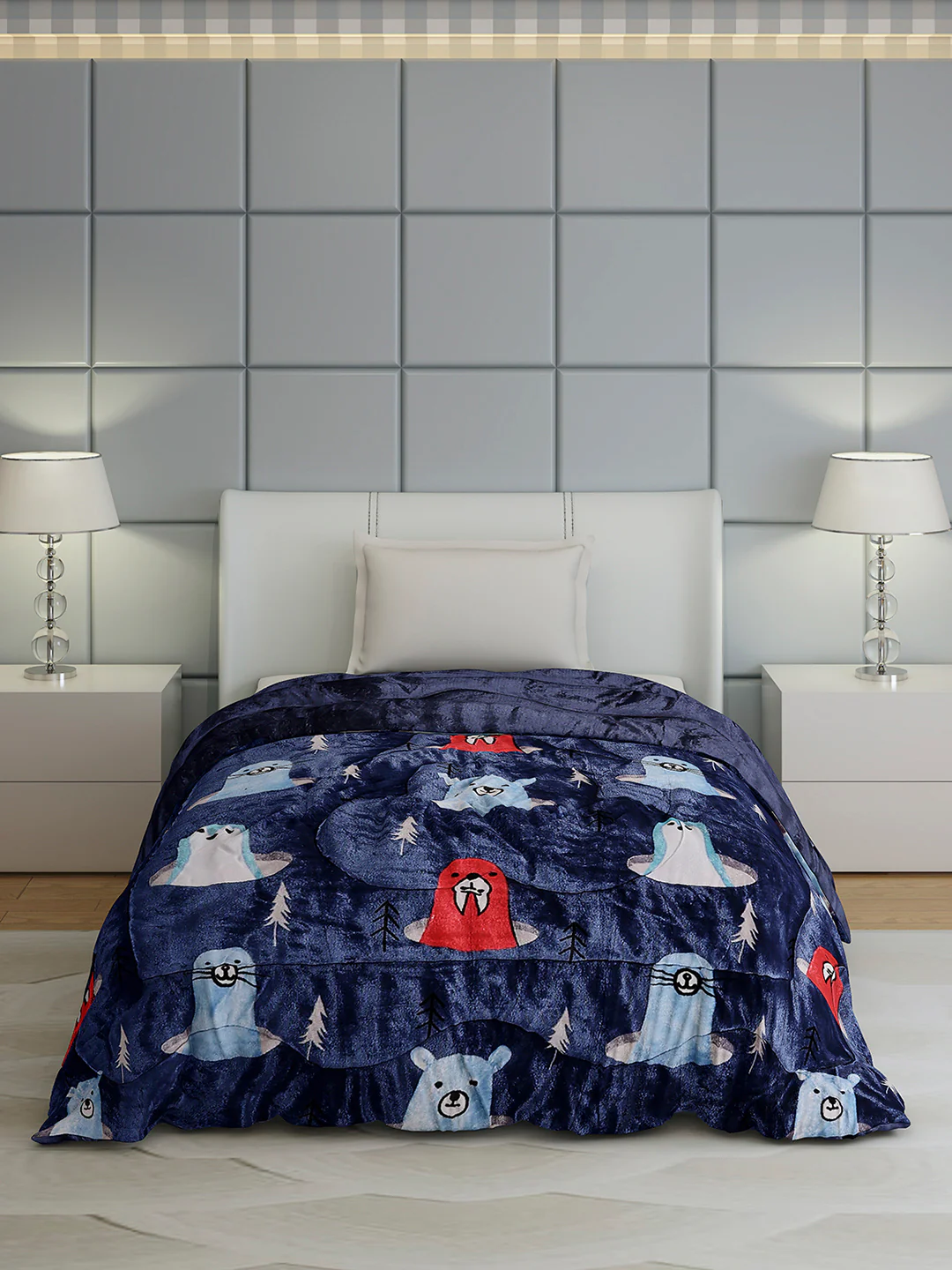 Printed Single Bed 1022 GSM Comforter for Winter - (Ananya) - Image 2