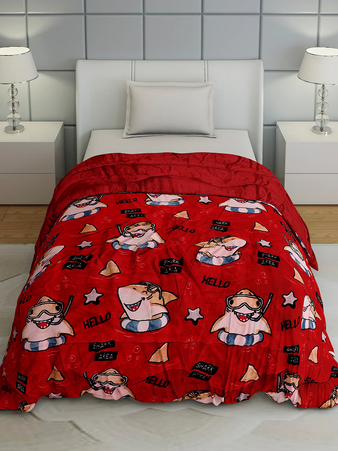 Printed Single Bed 1022 GSM Comforter for Winter - (Ananya) - Image 3