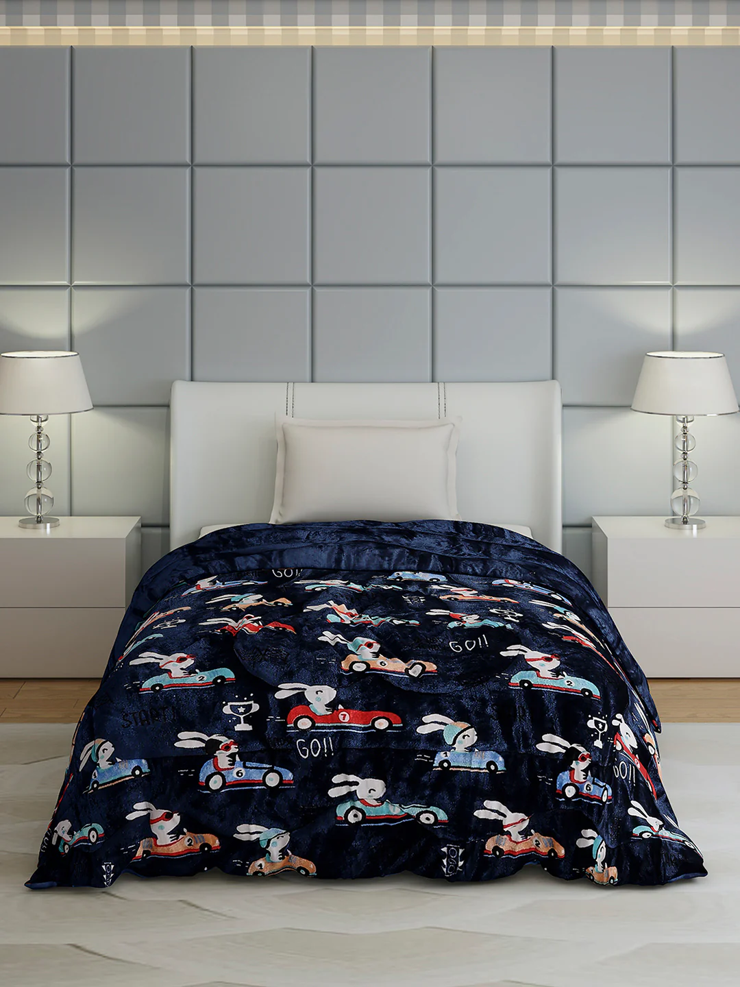 Printed Single Bed 1022 GSM Comforter for Winter - (Ananya) - Image 2