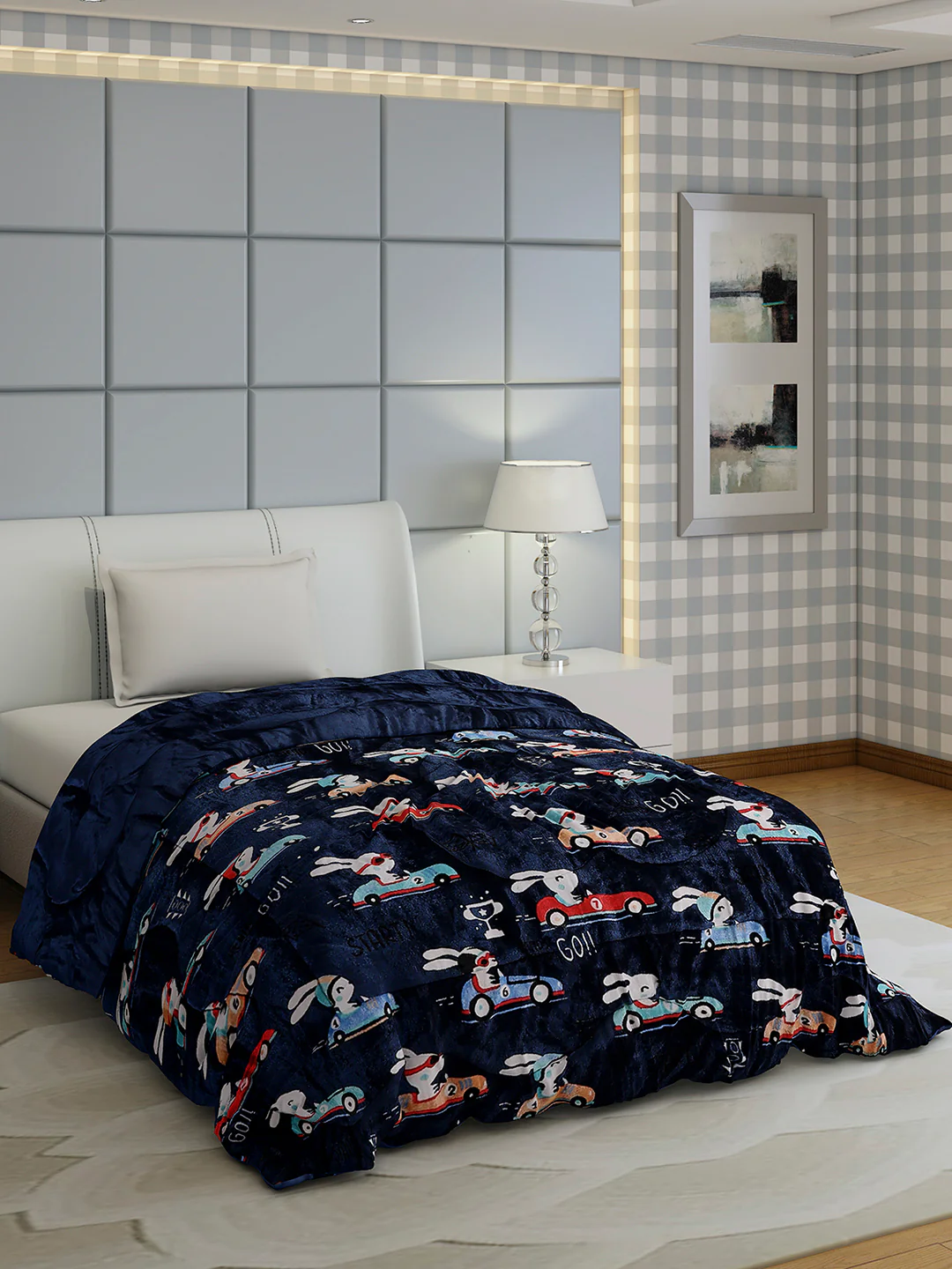 Printed Single Bed 1022 GSM Comforter for Winter - (Ananya) - Image 4