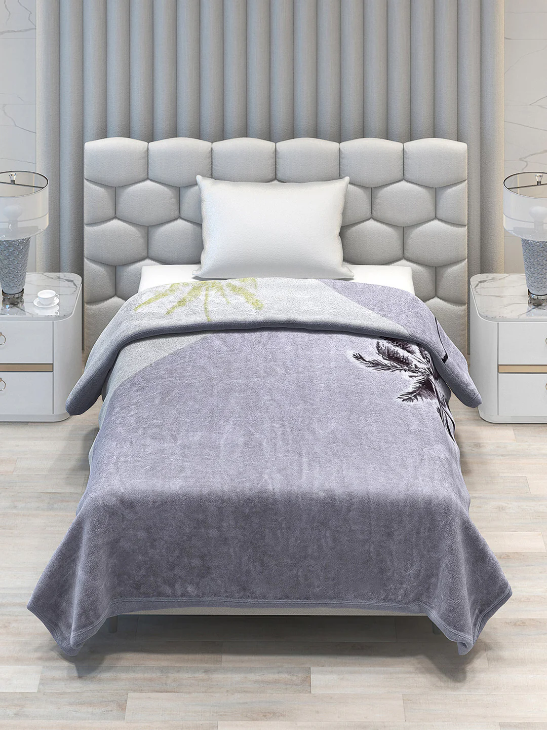 Printed Single Bed 1051 GSM Blanket Bling 2 Ply (Weight 3.7 kg) - Image 3