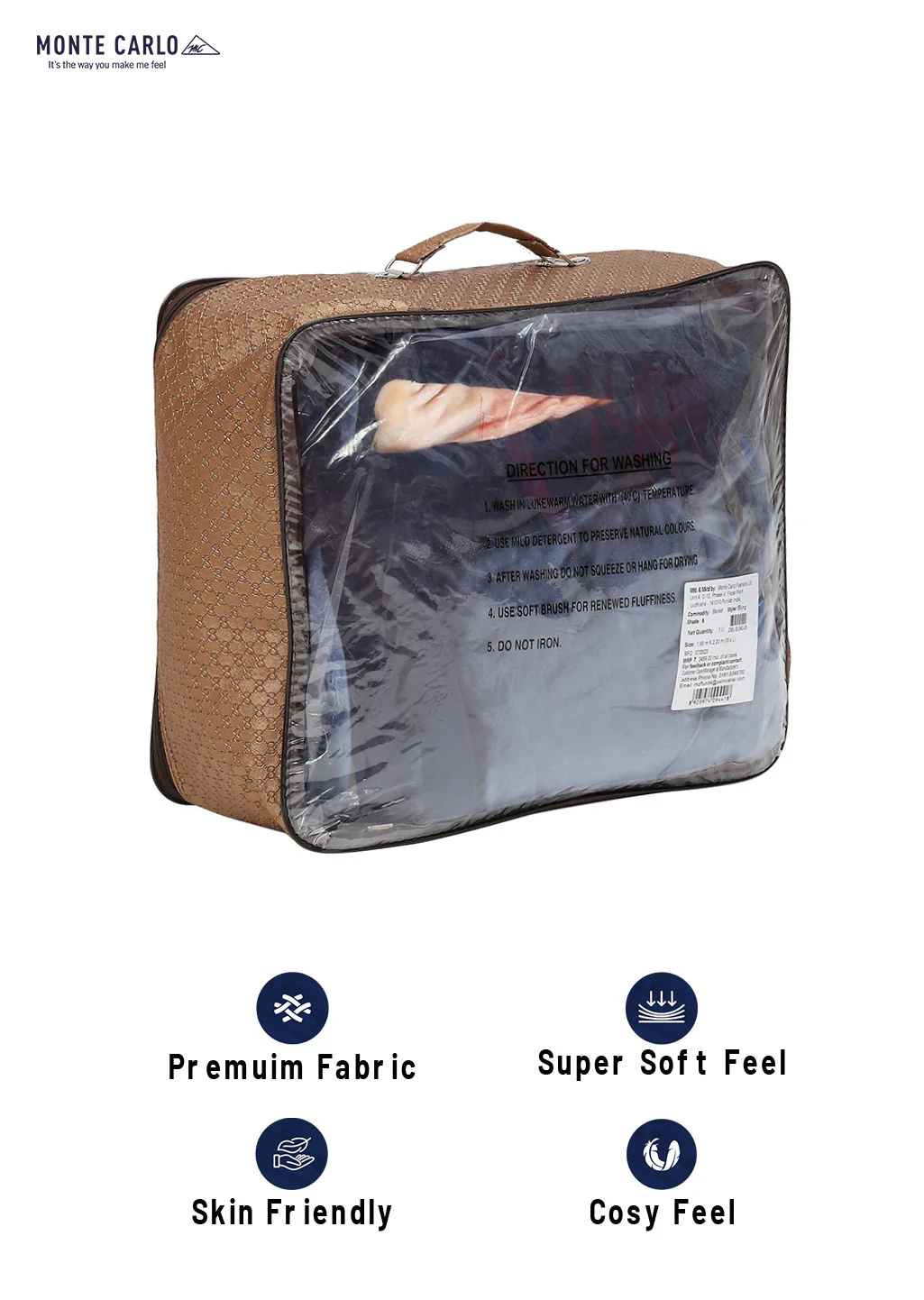 Printed Single Bed 1051 GSM Blanket Bling 2 Ply (Weight 3.7 kg) - Image 8