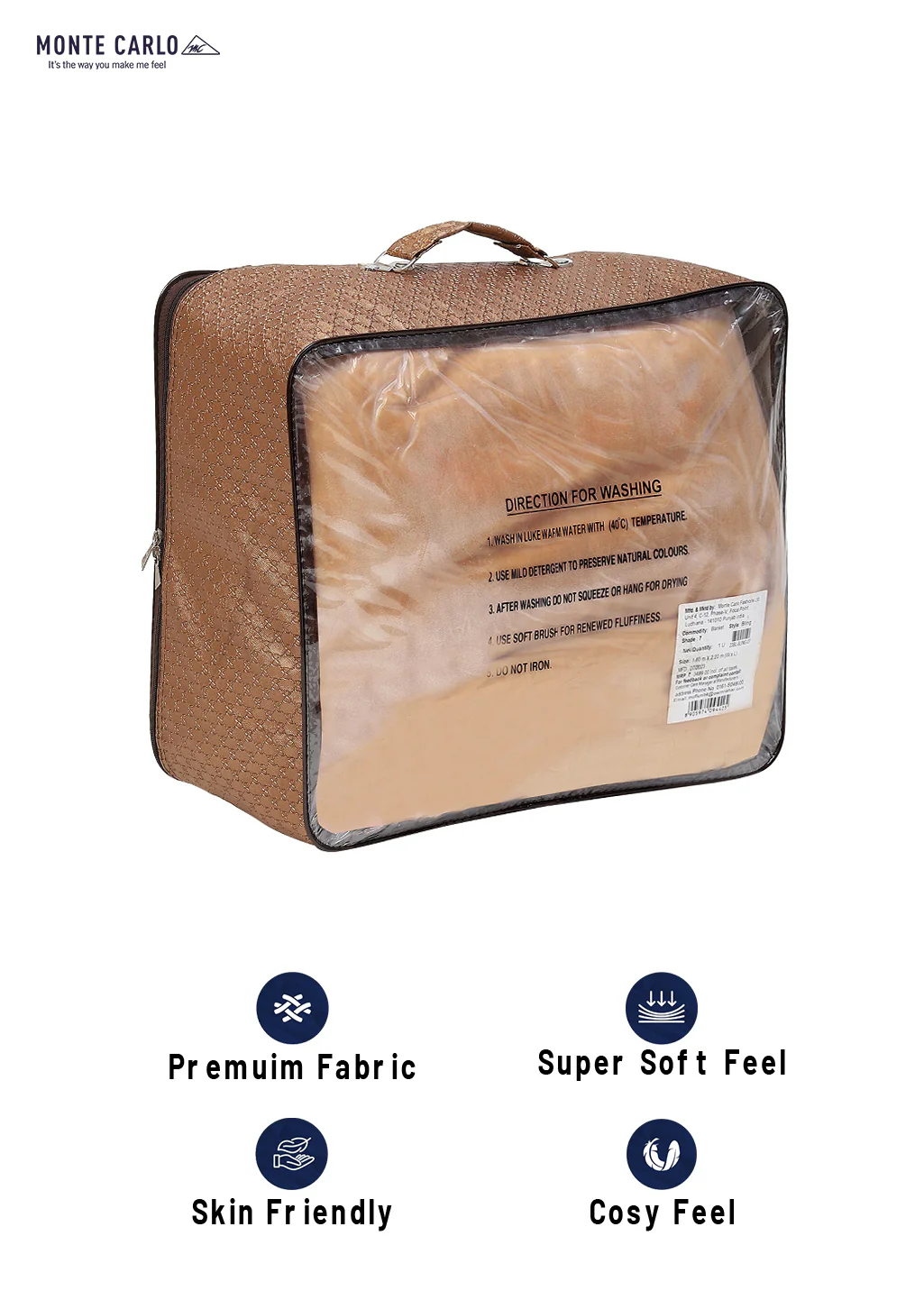 Printed Single Bed 1051 GSM Blanket Bling 2 Ply (Weight 3.7 kg) - Image 8