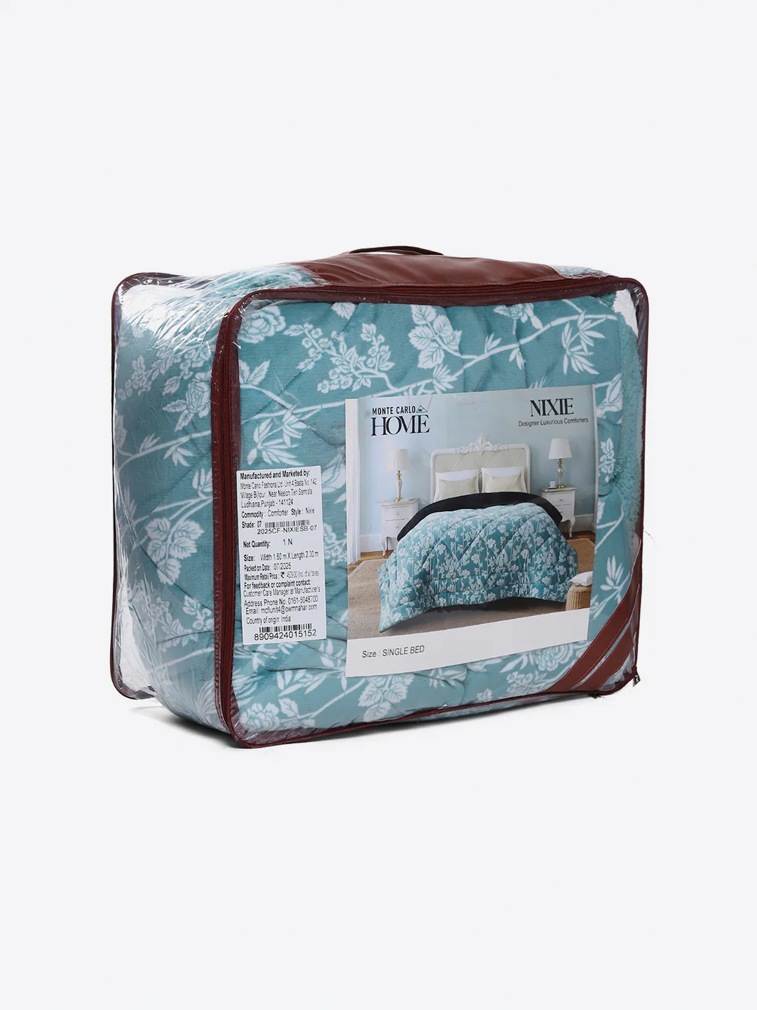 Printed Single Bed 1114 GSM Comforter for Winter - (Nixie) - Image 8