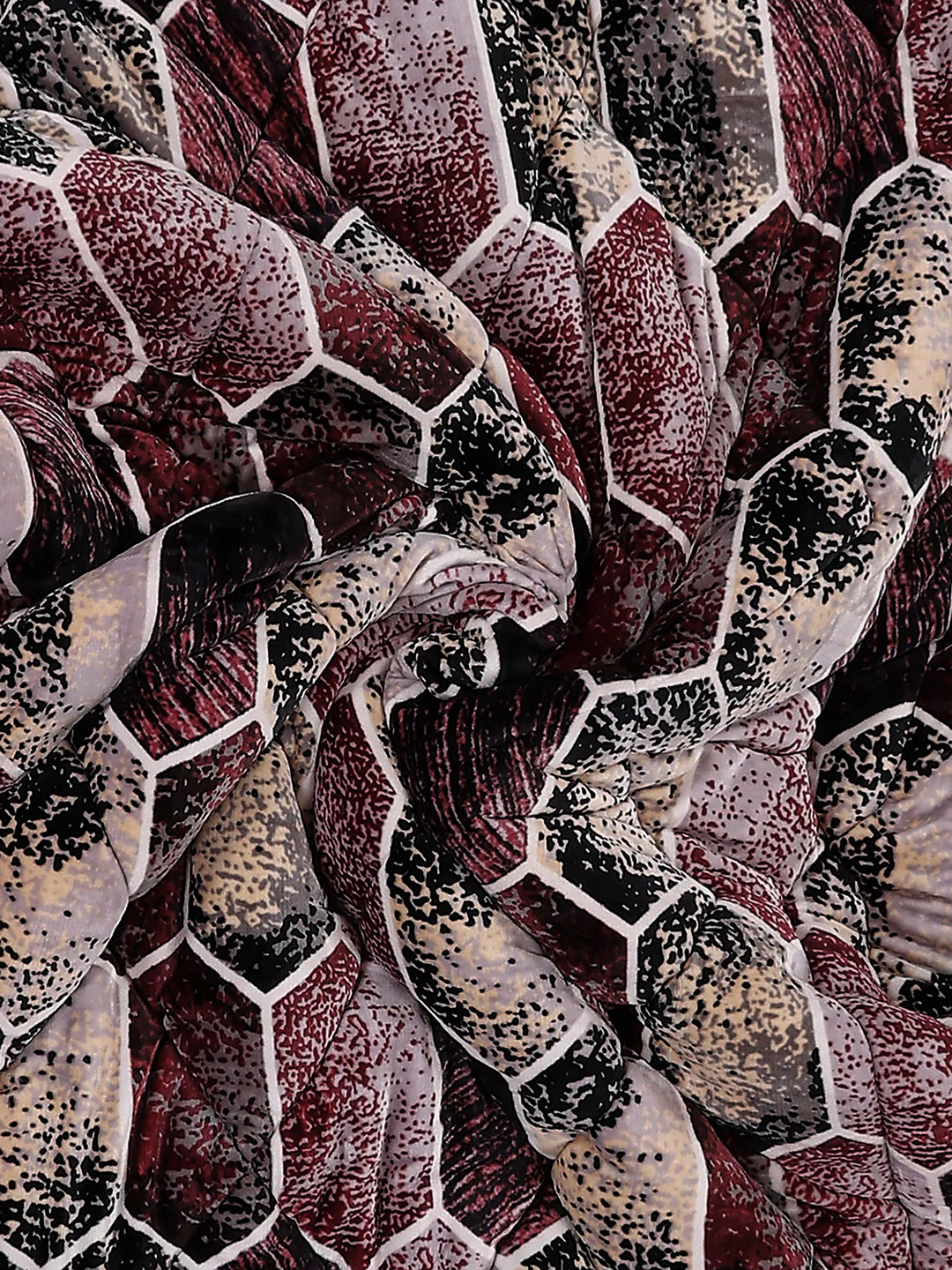 Printed Single Bed 1155 GSM Comforter for Winter - (Dixie) - Image 6