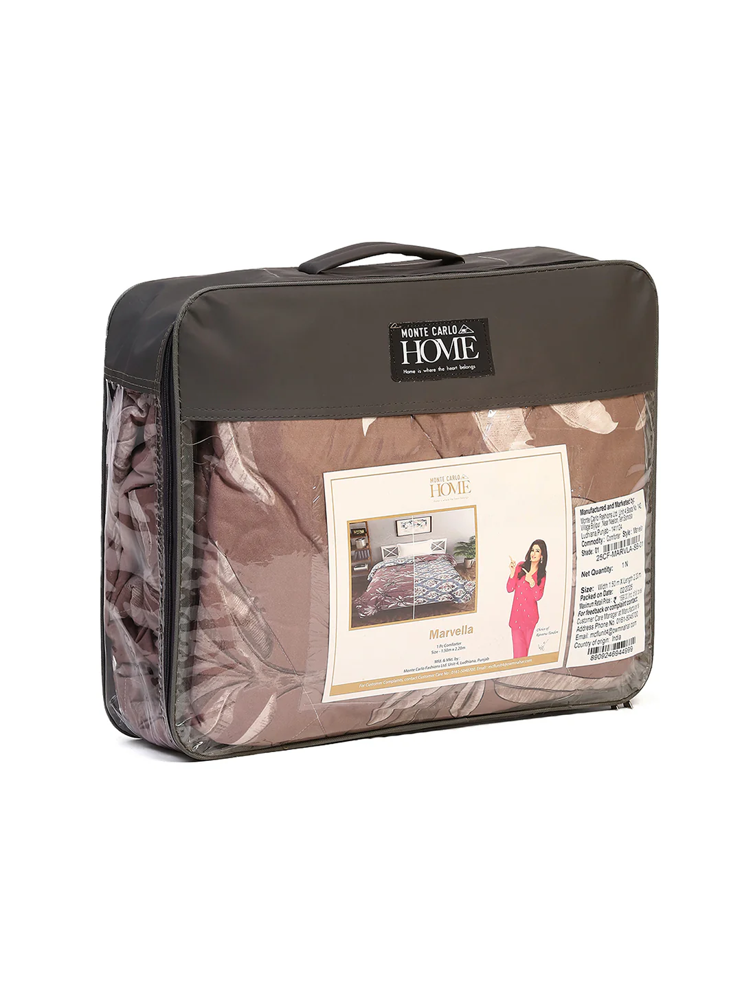 Printed Single Bed 120 GSM Comforter for AC Room - (Marvla) - Image 12