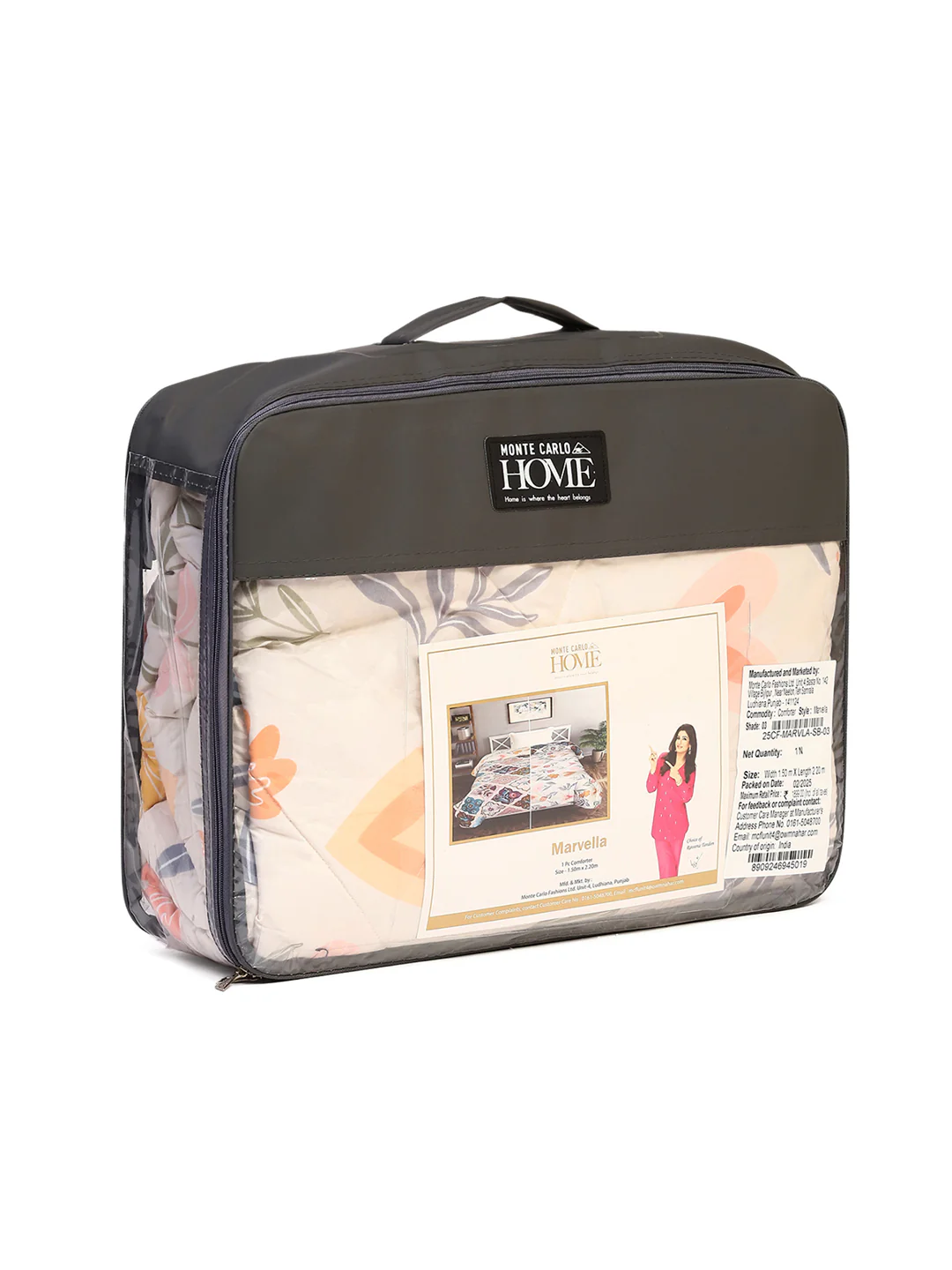 Printed Single Bed 120 GSM Comforter for AC Room - (Marvla) - Image 12