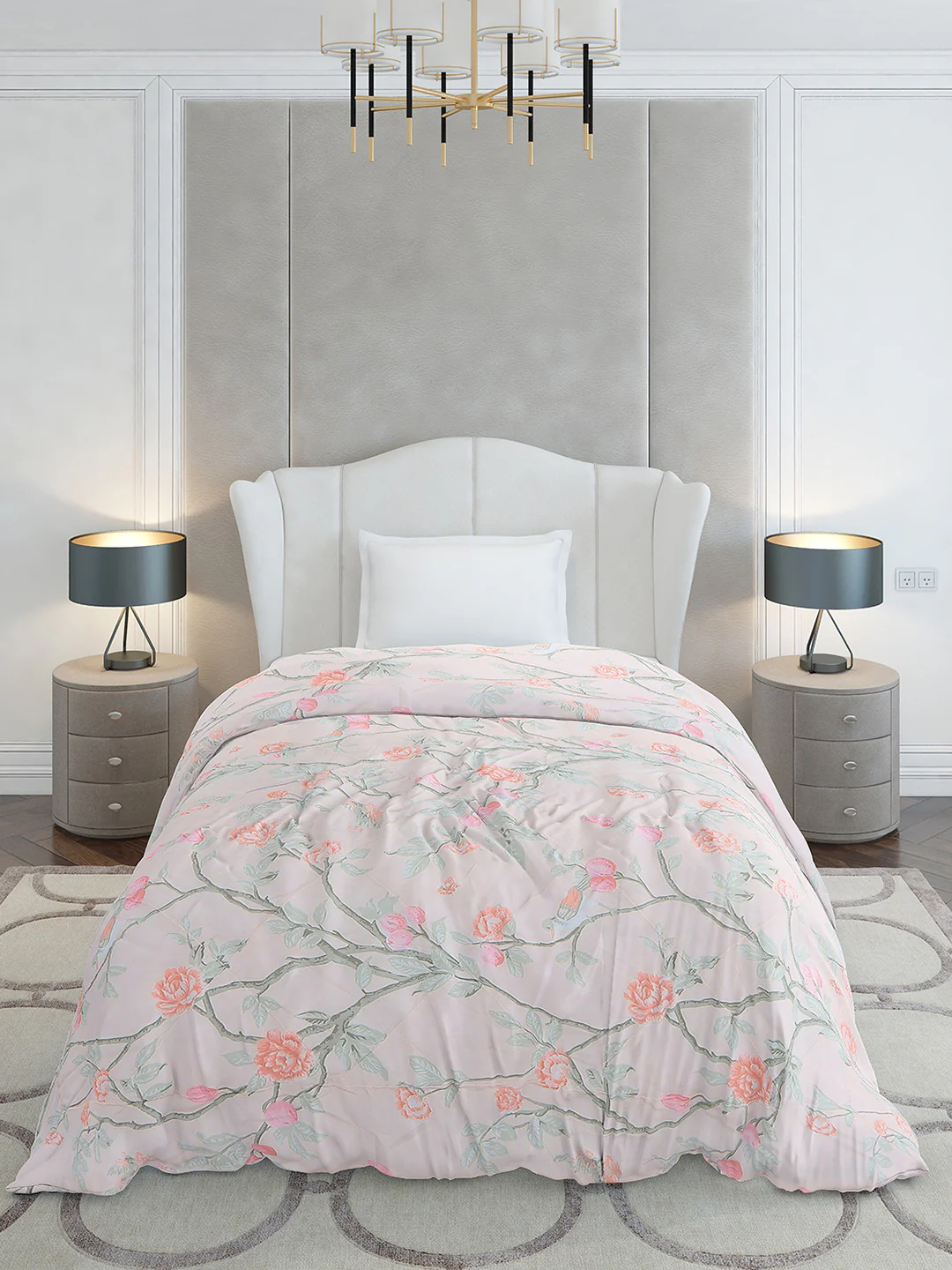 Printed Single Bed 120 GSM Comforter for AC Room - (Marvla) - Image 2