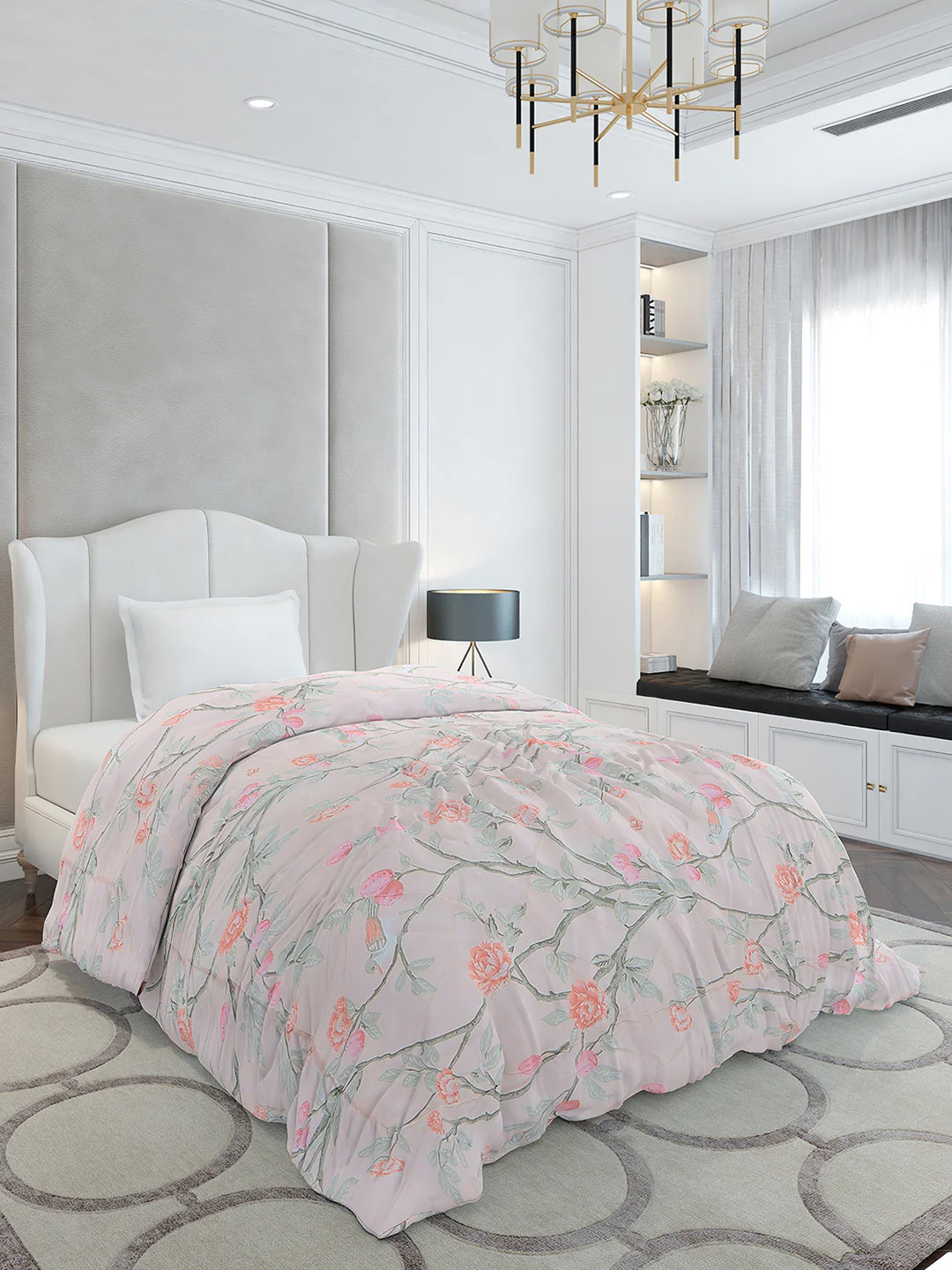 Printed Single Bed 120 GSM Comforter for AC Room - (Marvla) - Image 4