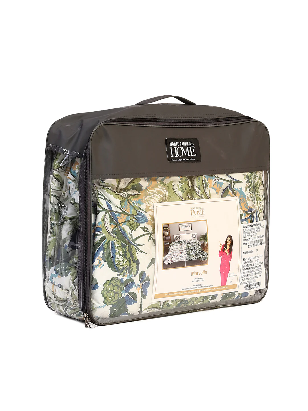 Printed Single Bed 120 GSM Comforter for AC Room - (Marvla) - Image 12