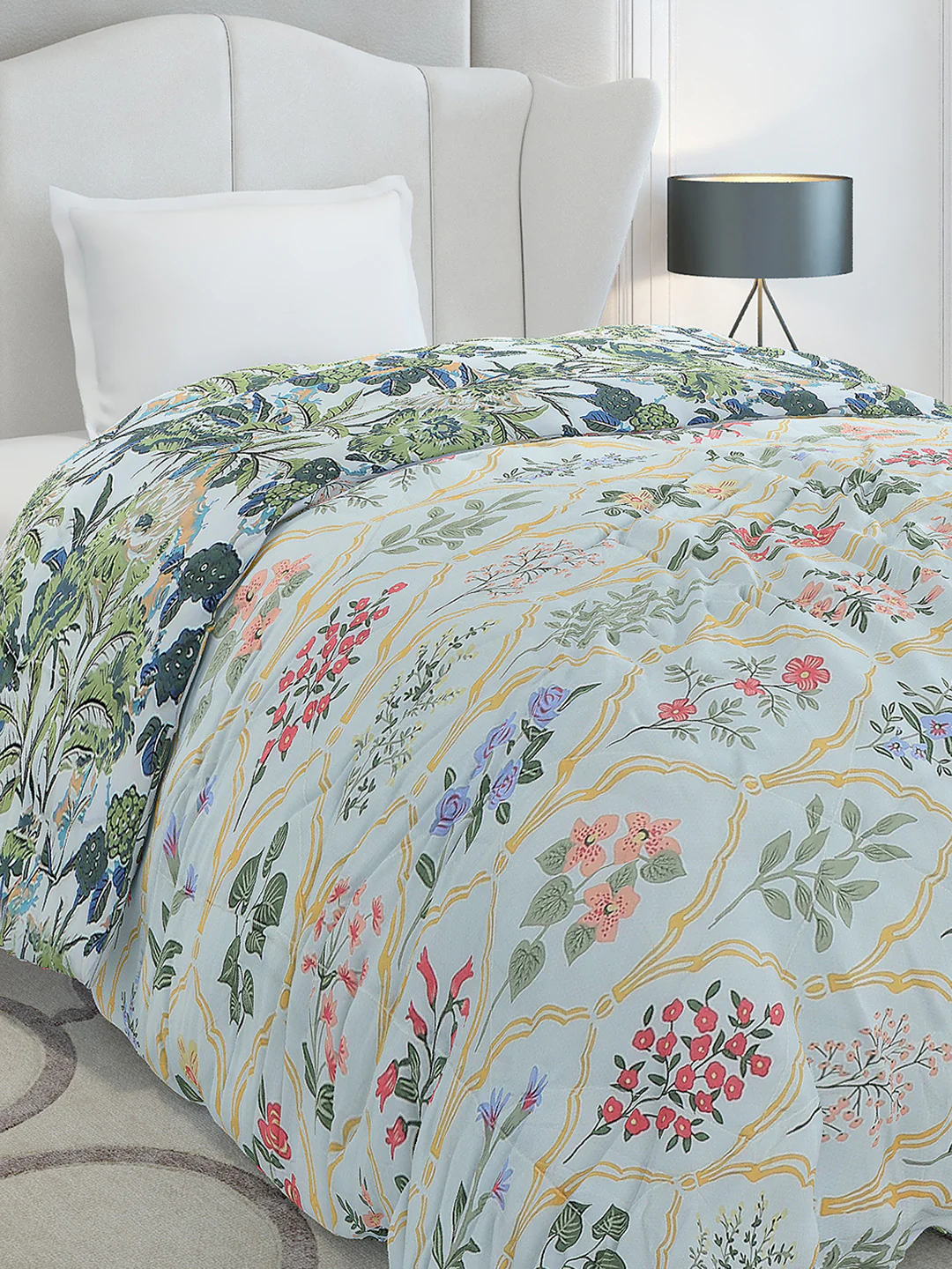 Printed Single Bed 120 GSM Comforter for AC Room - (Marvla) - Image 6