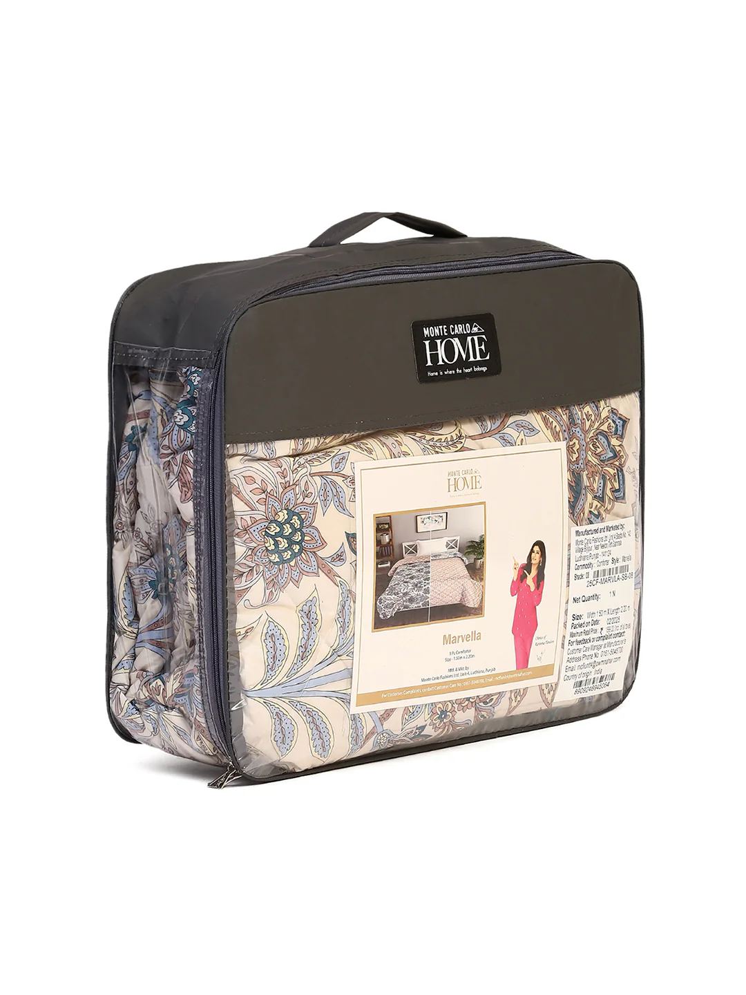 Printed Single Bed 120 GSM Comforter for AC Room - (Marvla) - Image 12
