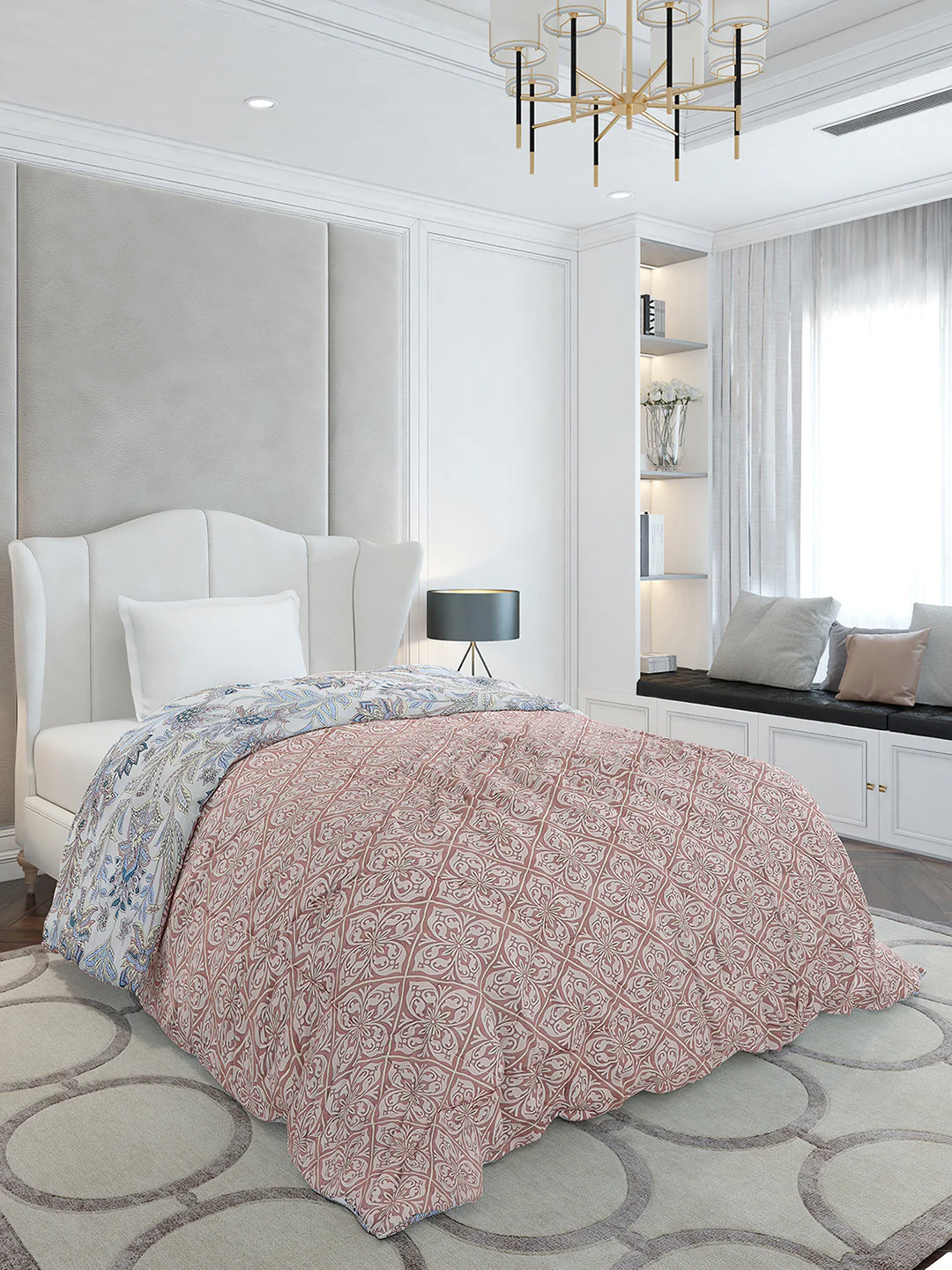 Printed Single Bed 120 GSM Comforter for AC Room - (Marvla) - Image 5