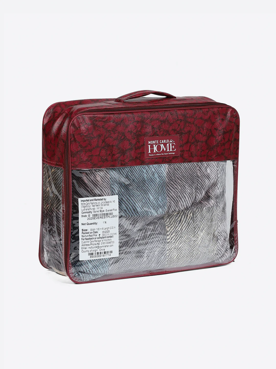 Printed Single Bed 2 Ply, 597 GSM Blanket for Heavy Winter - (Everest Plus) - Image 8