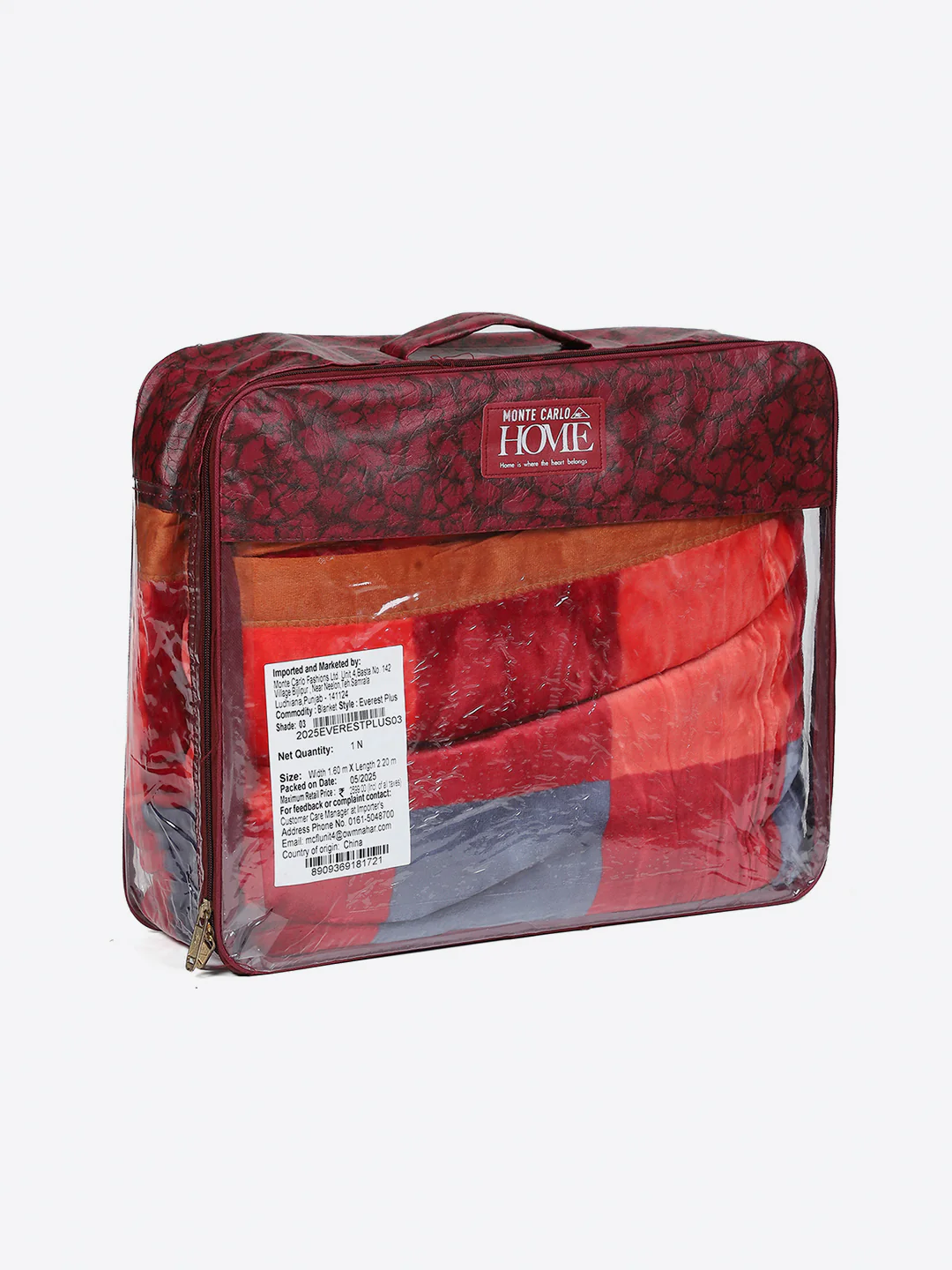 Printed Single Bed 2 Ply, 597 GSM Blanket for Heavy Winter - (Everest Plus) - Image 8