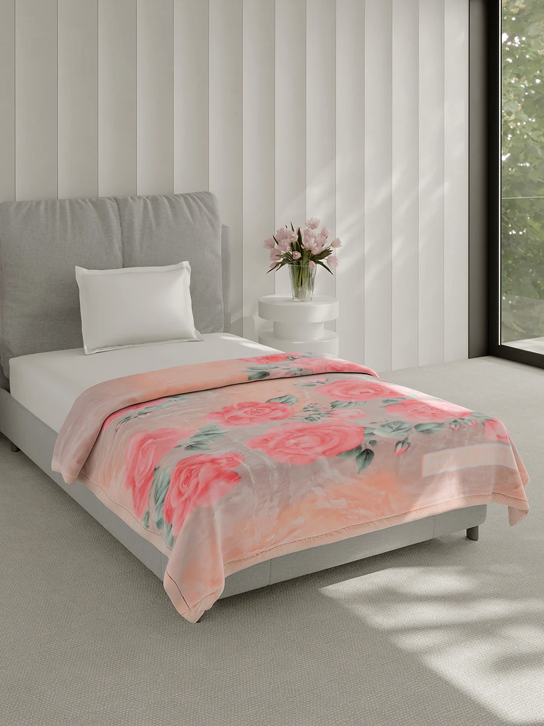 Printed Single Bed 2 Ply, 895 GSM Blanket for Heavy Winter - (Lavish Plus) - Image 4