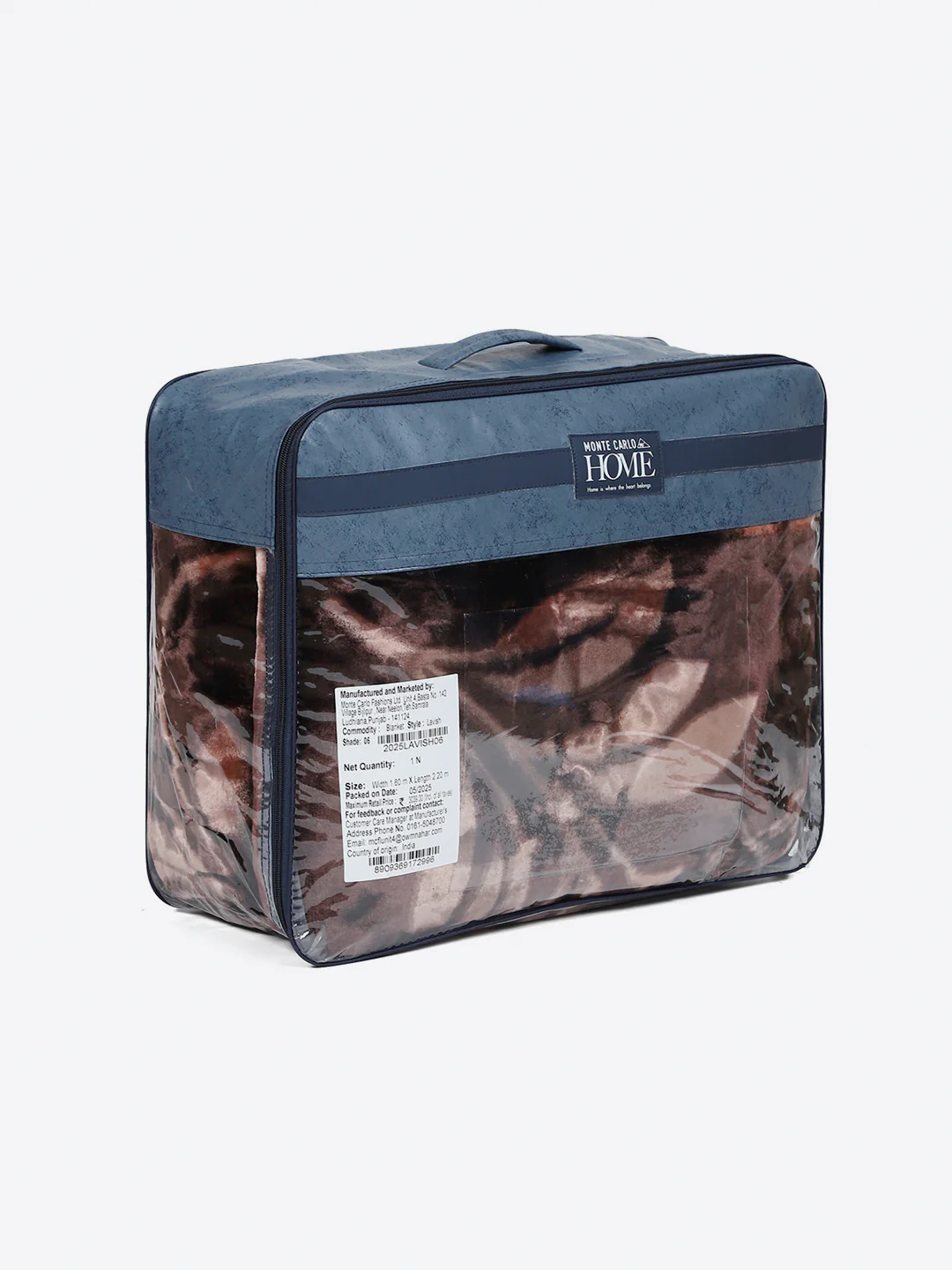Printed Single Bed 2 Ply, 895 GSM Blanket for Heavy Winter - (Lavish Pvc) - Image 8