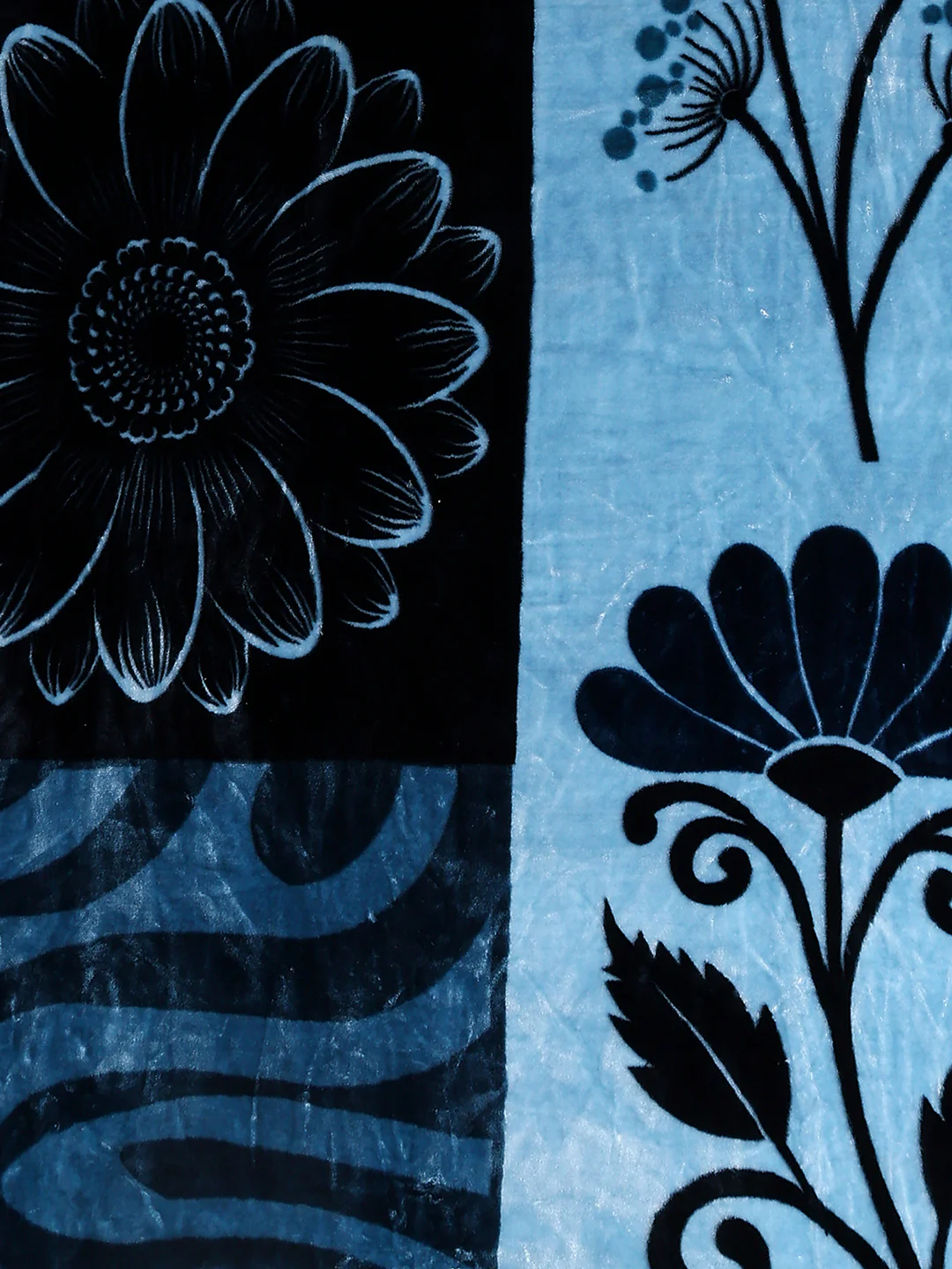 Printed Single Bed 2 Ply, 895 GSM Blanket for Heavy Winter - (Lavish Pvc) - Image 6