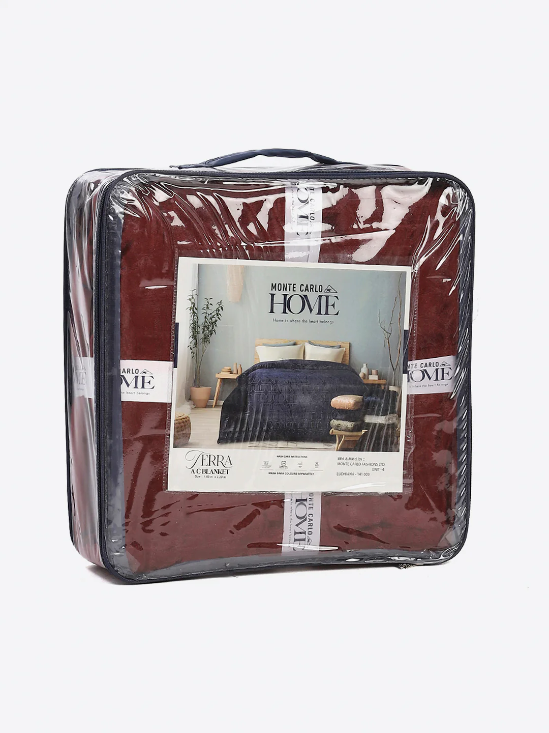 Printed Single Bed 210 GSM Blanket for AC Room - (Terra) - Image 8
