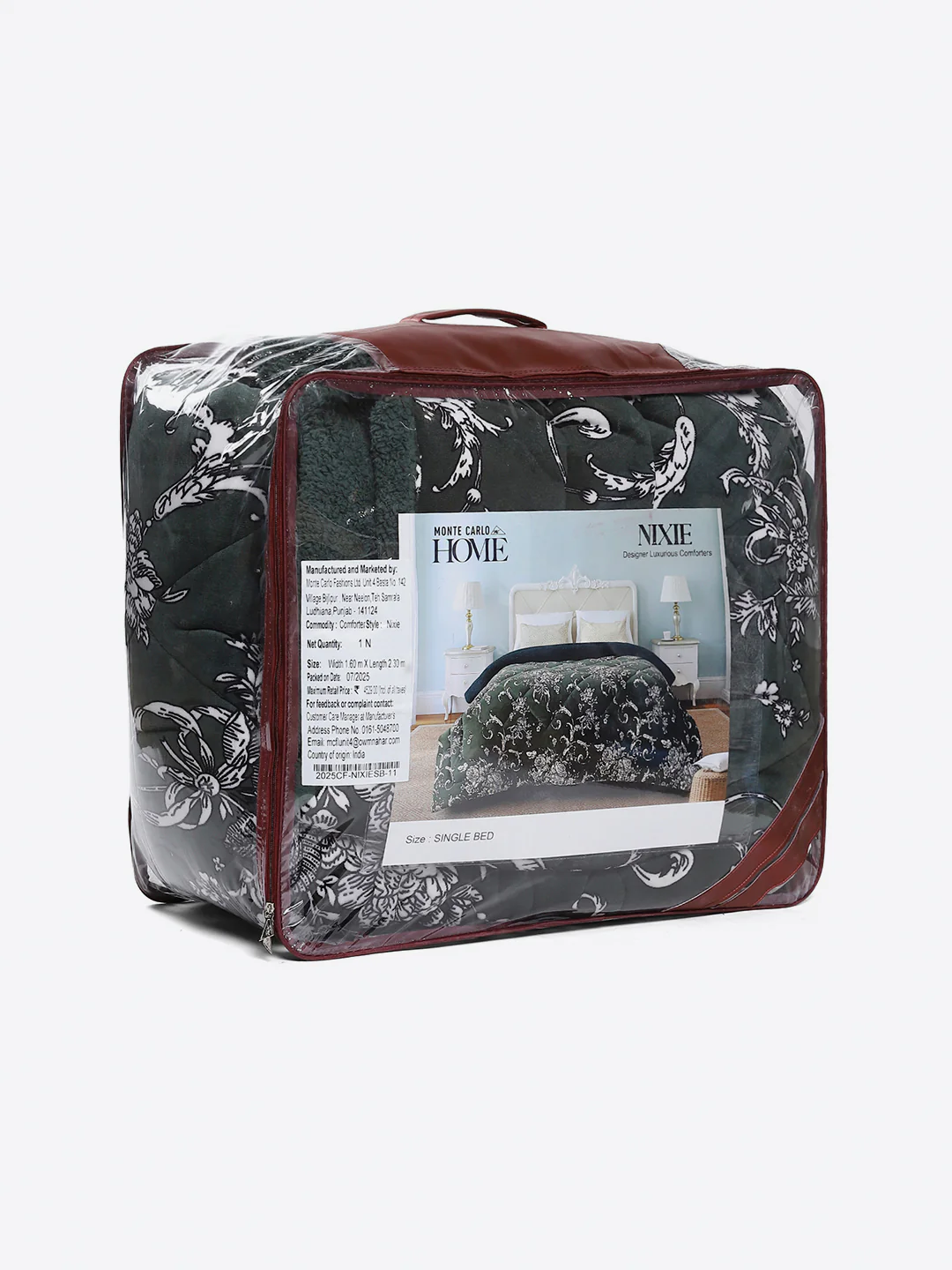 Printed Single Bed 210 GSM Comforter for Mild Winter (Nixie), Weight 660 gm - Image 8