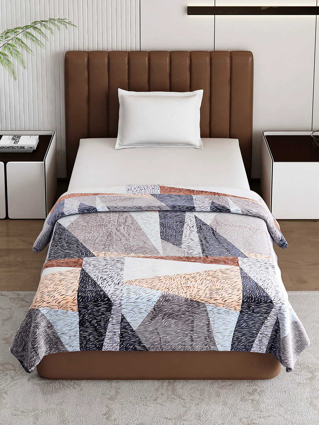 Printed Single Bed 233 GSM Blanket for AC Room - (Fuzzy) - Image 2