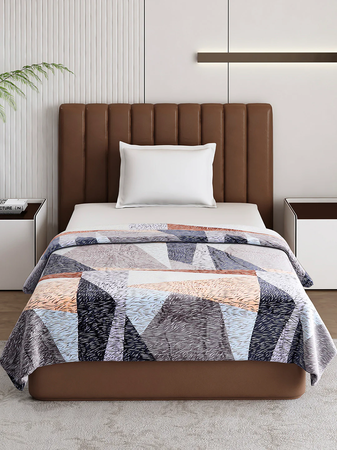 Printed Single Bed 233 GSM Blanket for AC Room - (Fuzzy) - Image 3