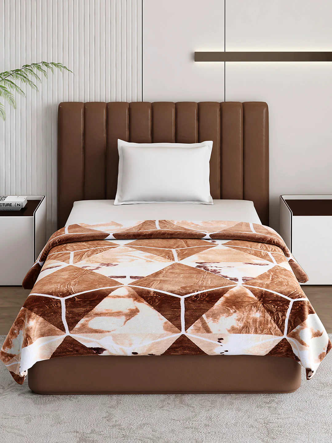 Printed Single Bed 233 GSM Blanket for AC Room - (Fuzzy) - Image 3