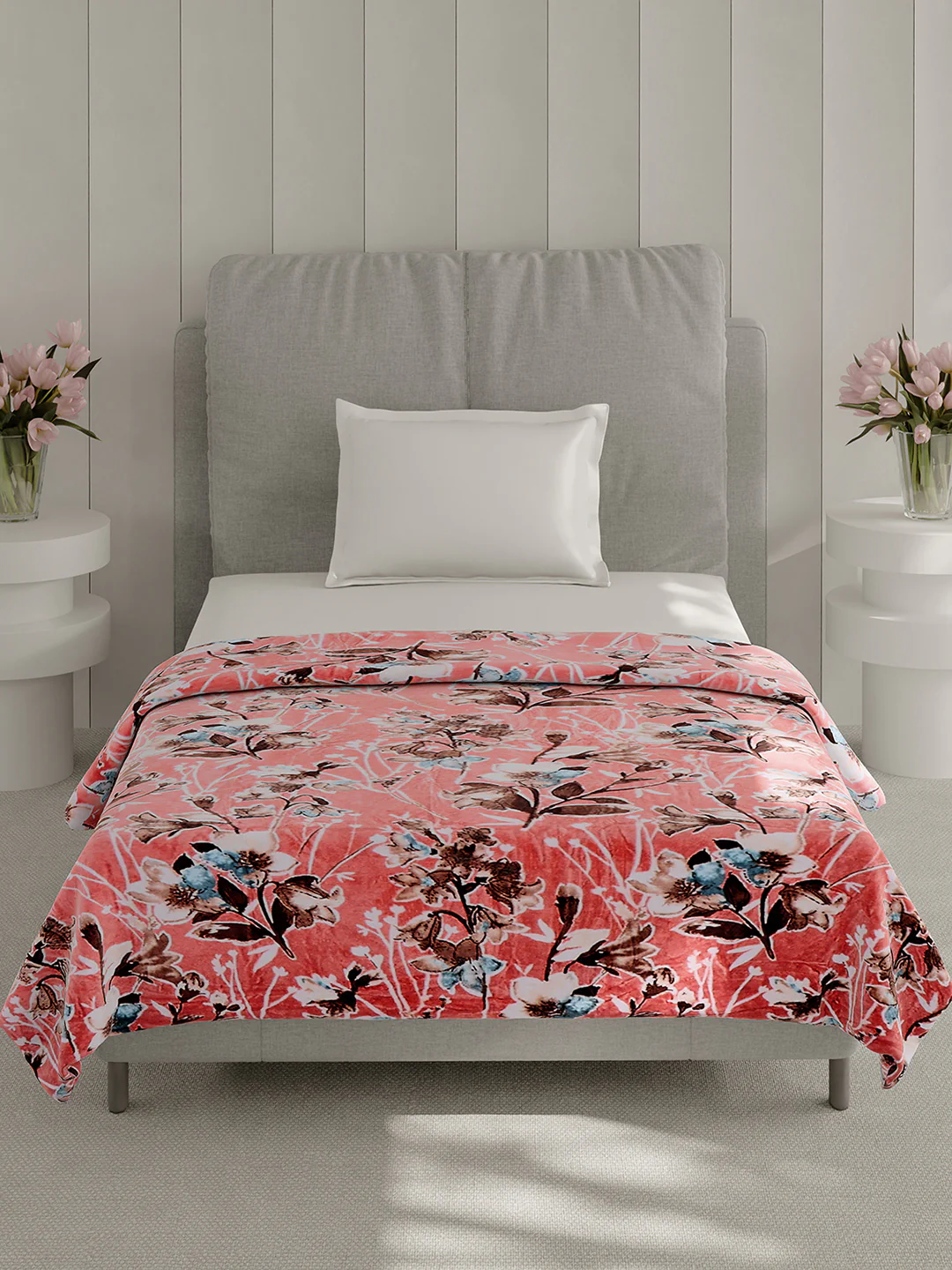 Printed Single Bed 240 GSM Blanket for AC Room - (Fuzzy) - Image 3